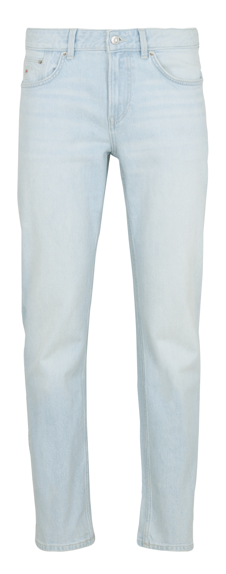 High-rise plain straight jeans PEPE JEANS Blue
