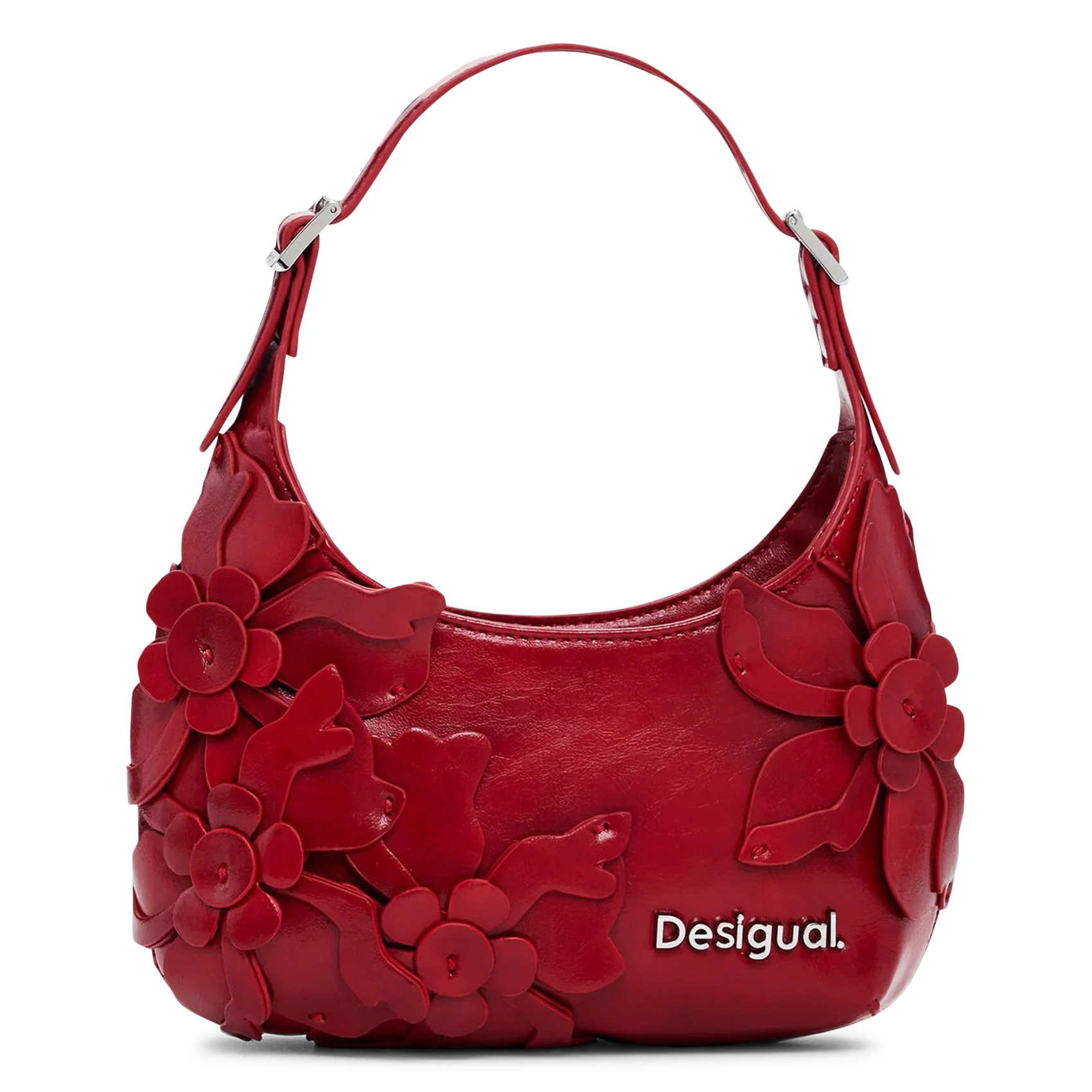 Sac porté épaule brillant DESIGUAL Rouge