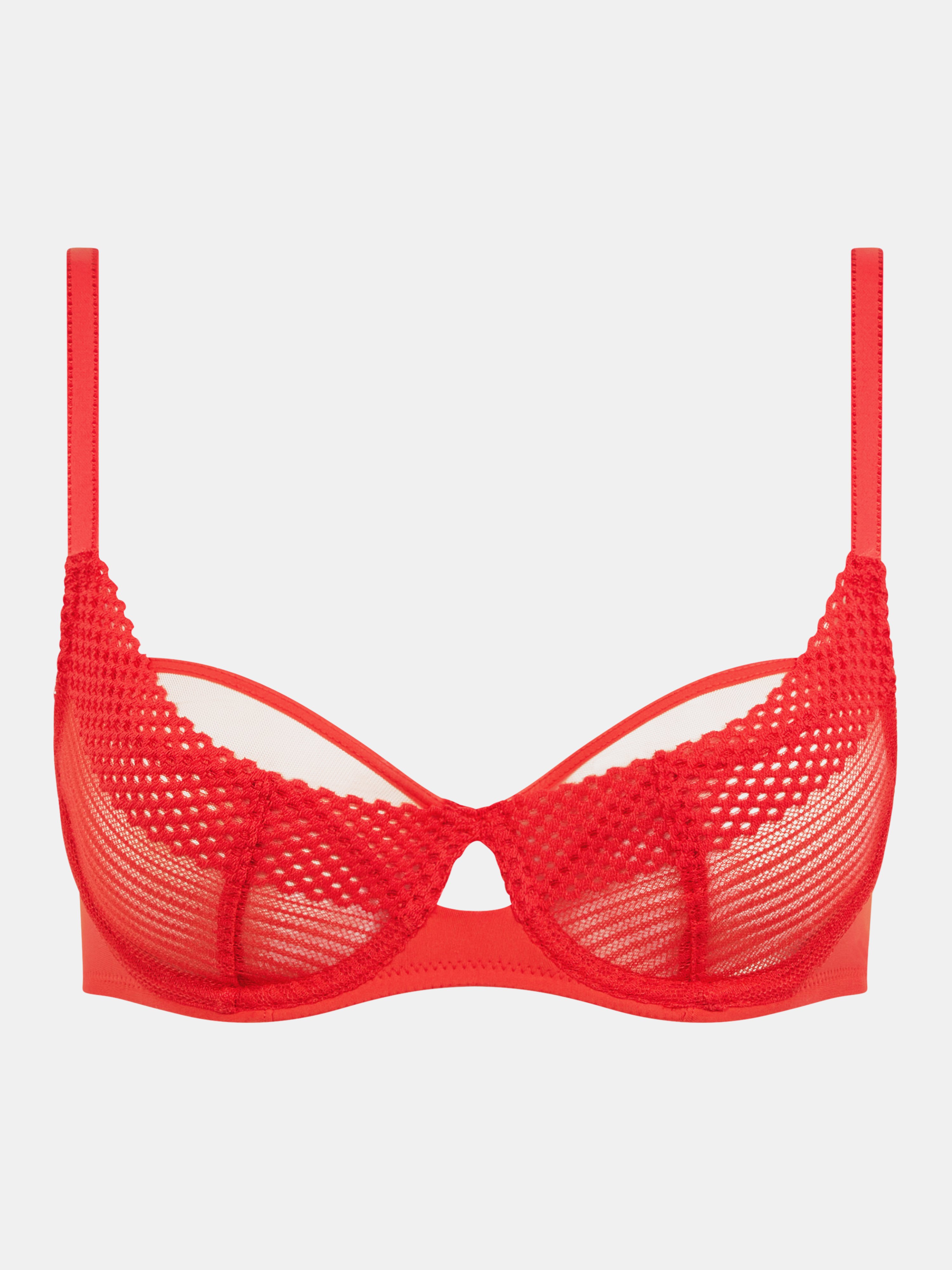 Full-cup bra Red