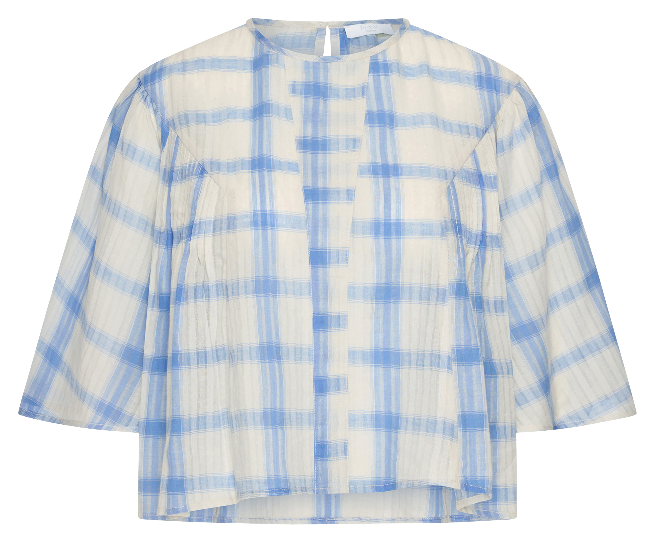 Blouse ample imprimée à nœuds BY BAR Bleu