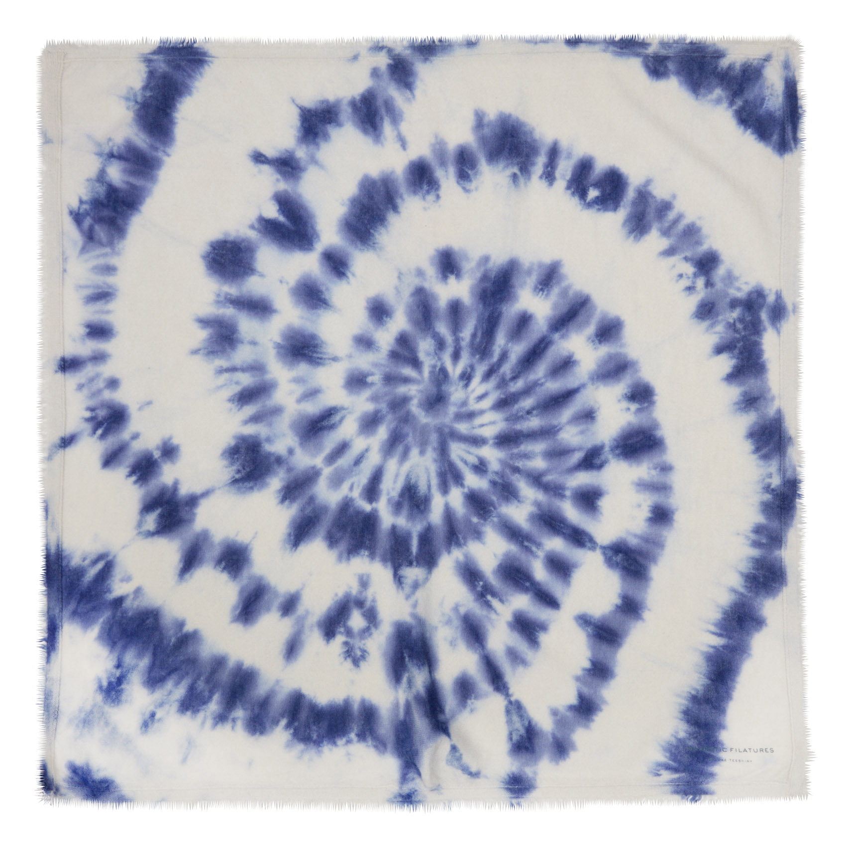 Vierkante sjaal met kasjmierprint MAJESTIC FILATURES Blauw