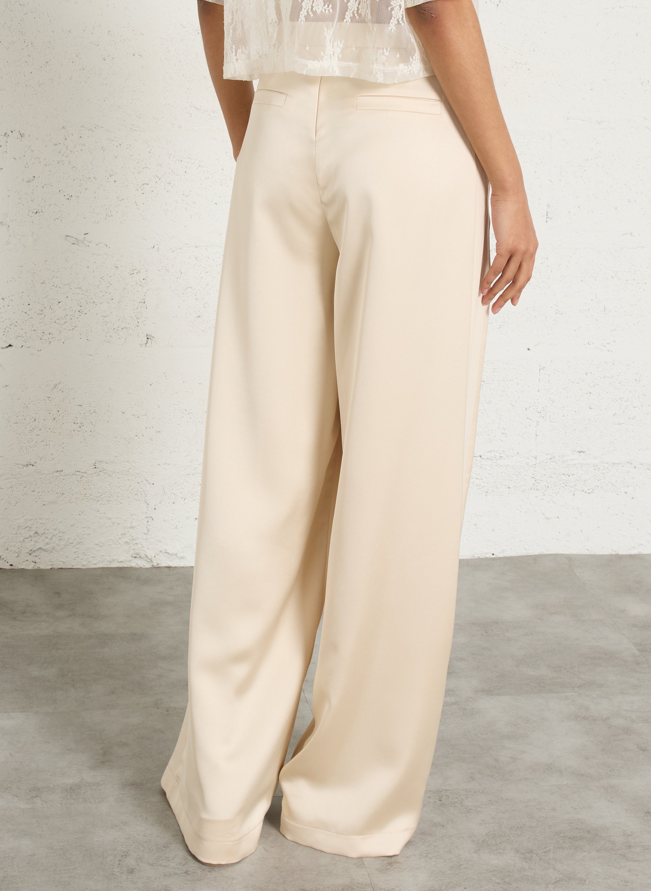 Pantalon large IMPERIAL Beige