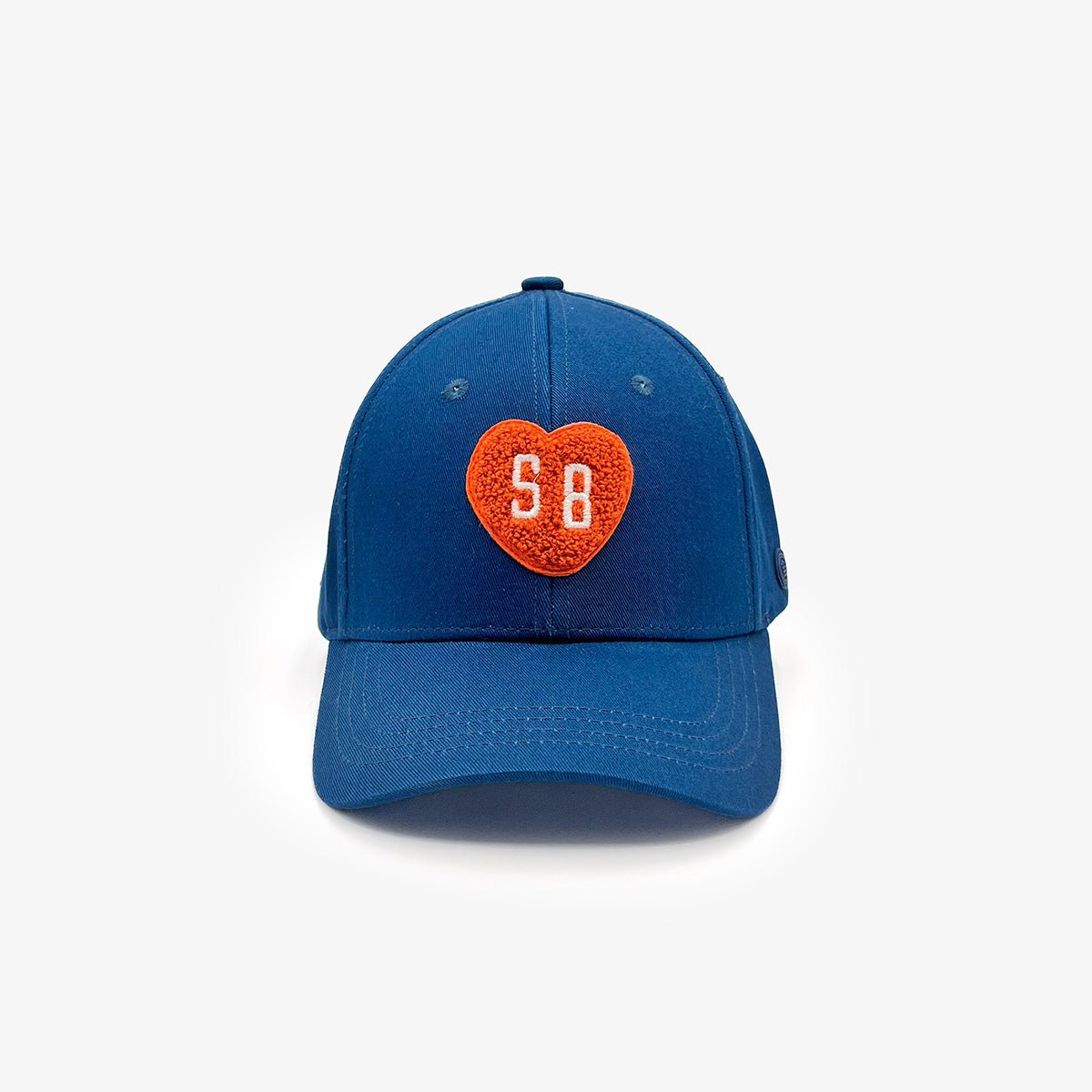 Cotton cap with heart badge SB SERGE BLANCO Blue