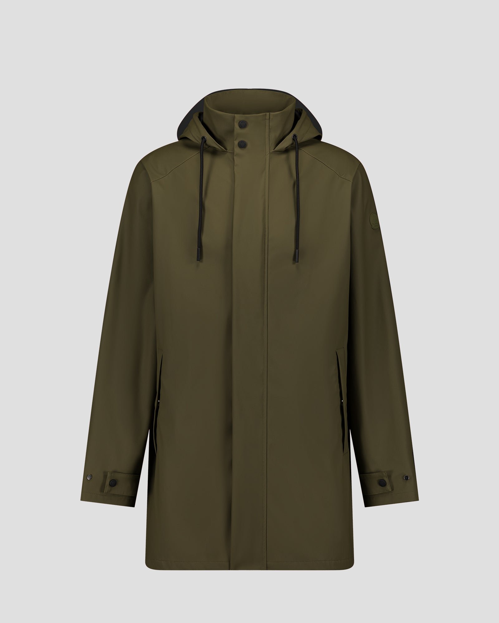 Denis unisex mid-length raincoat JOTT Green