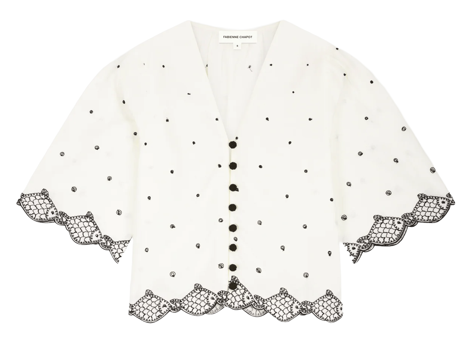 Denim shirt FABIENNE CHAPOT Black
