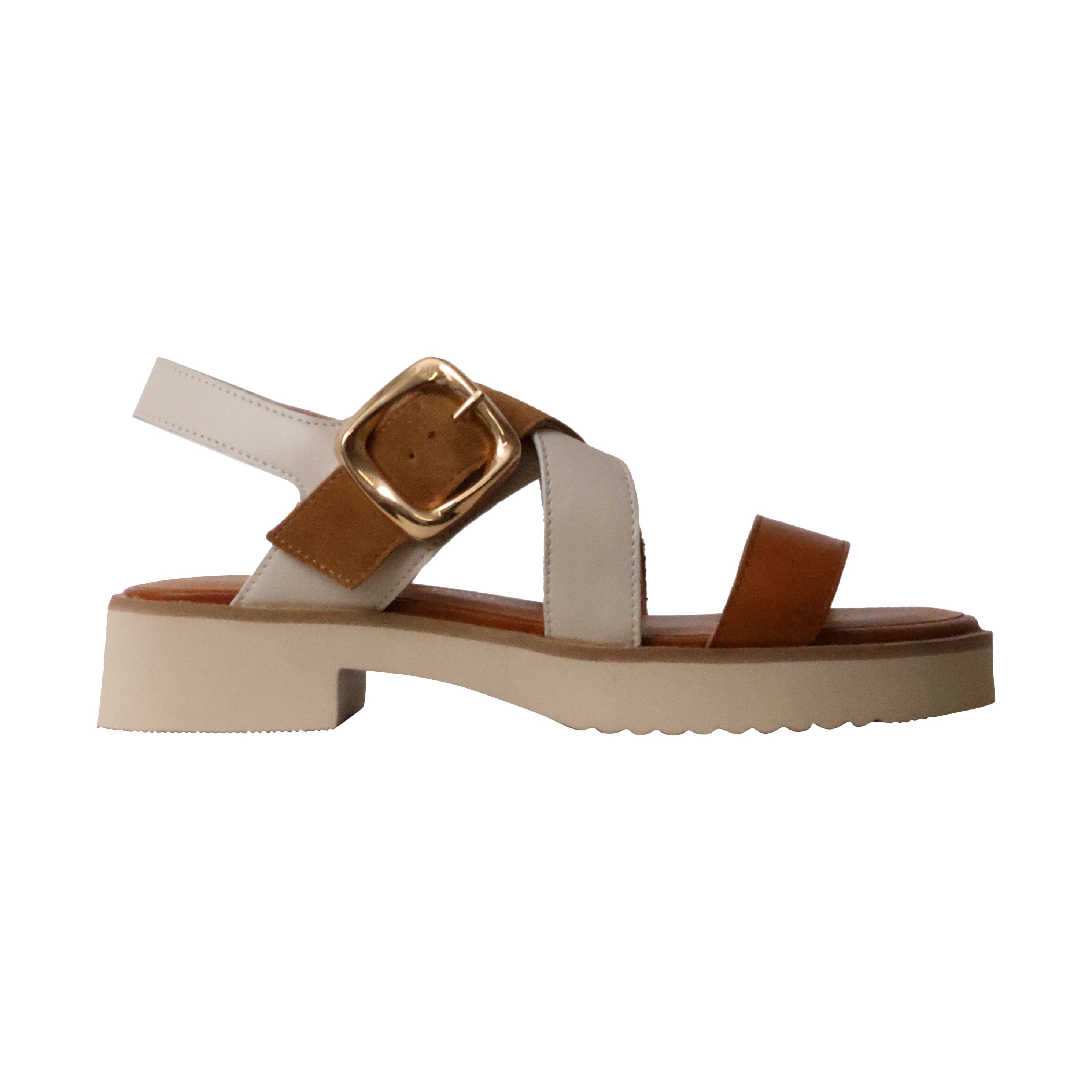 Danae leather sandals EMILIE KARSTON Brown