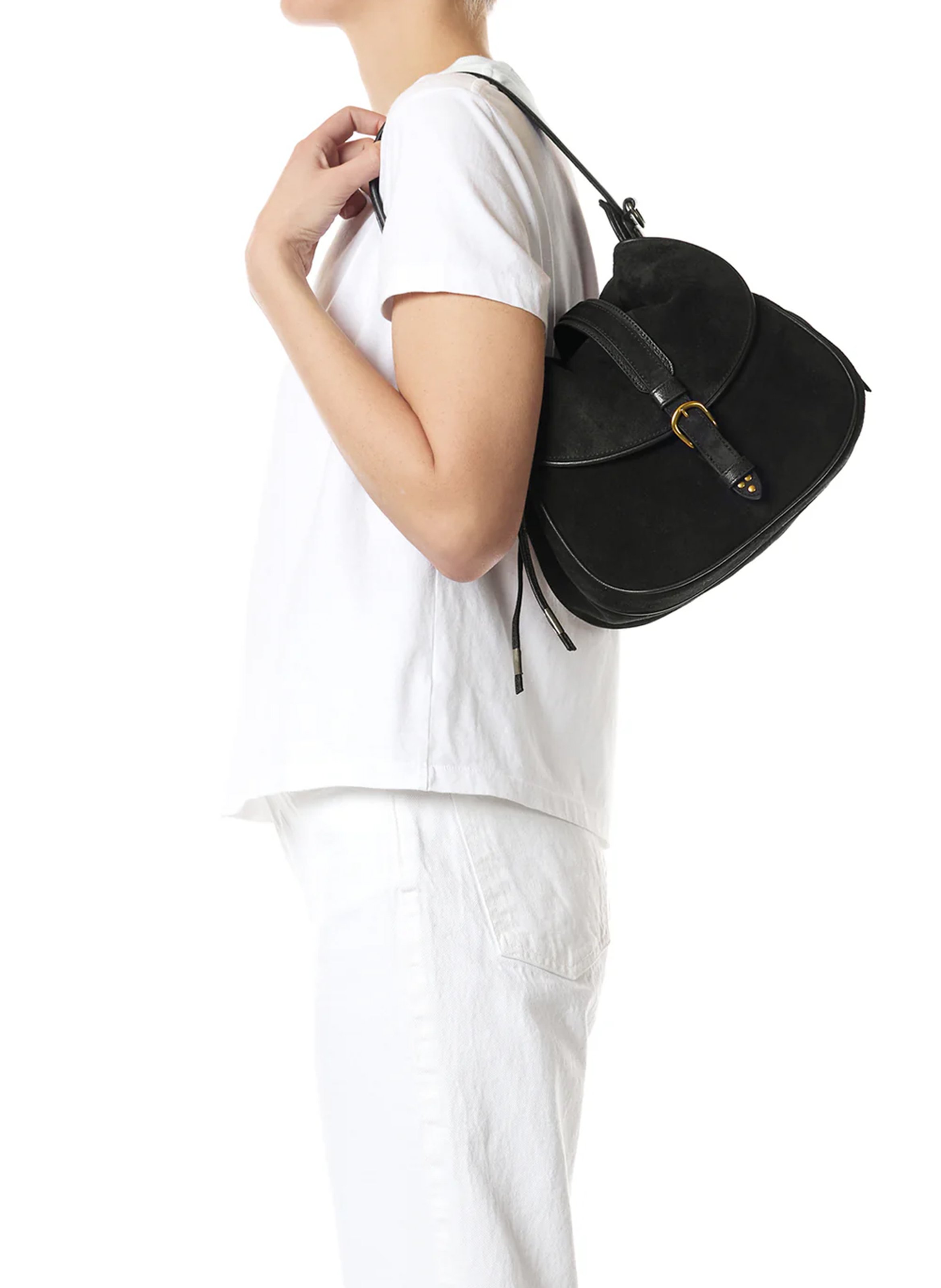 Velvet handbag JEROME DREYFUSS Black