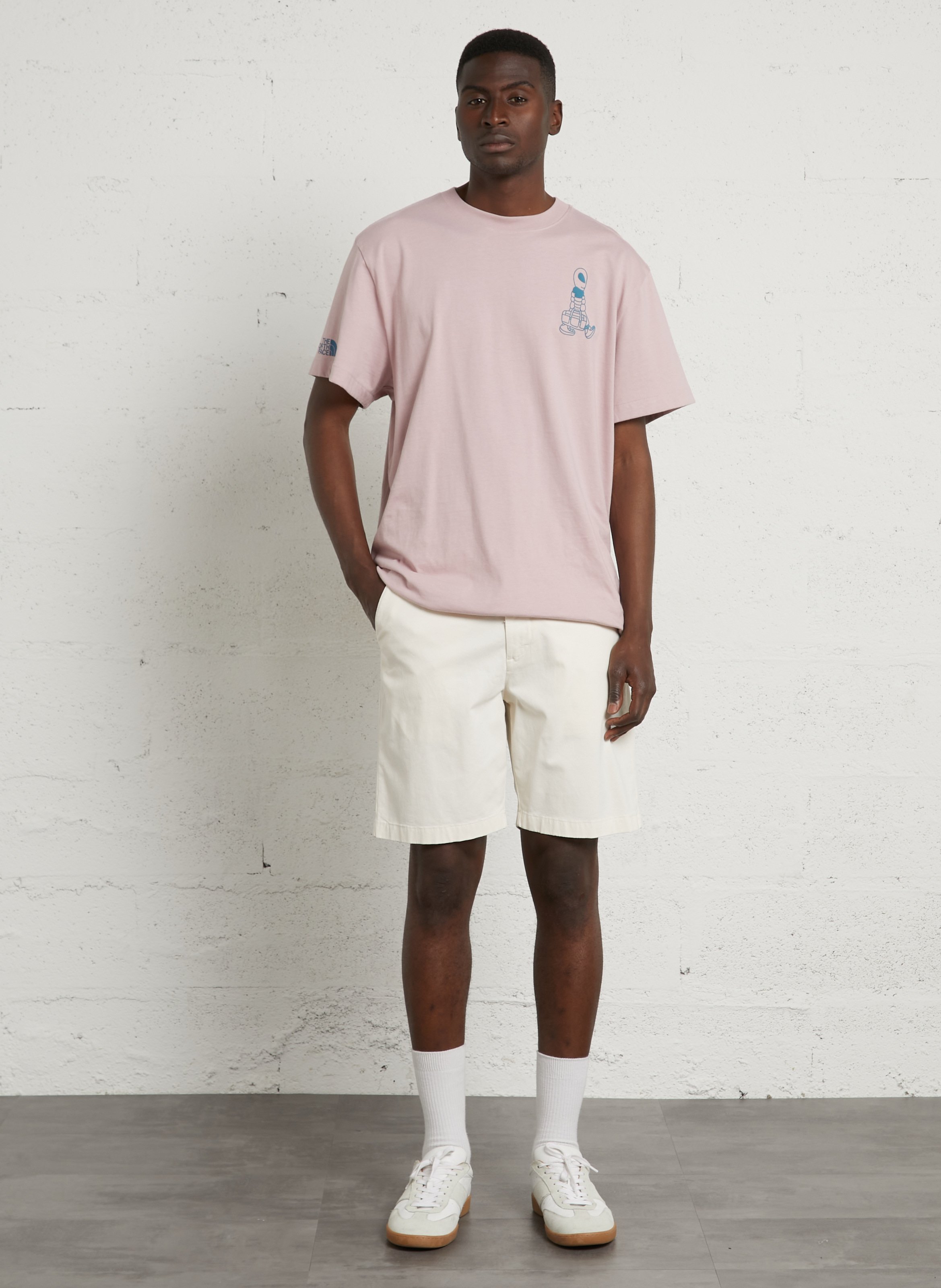 Short droit en coton mélangé PEPE JEANS Beige
