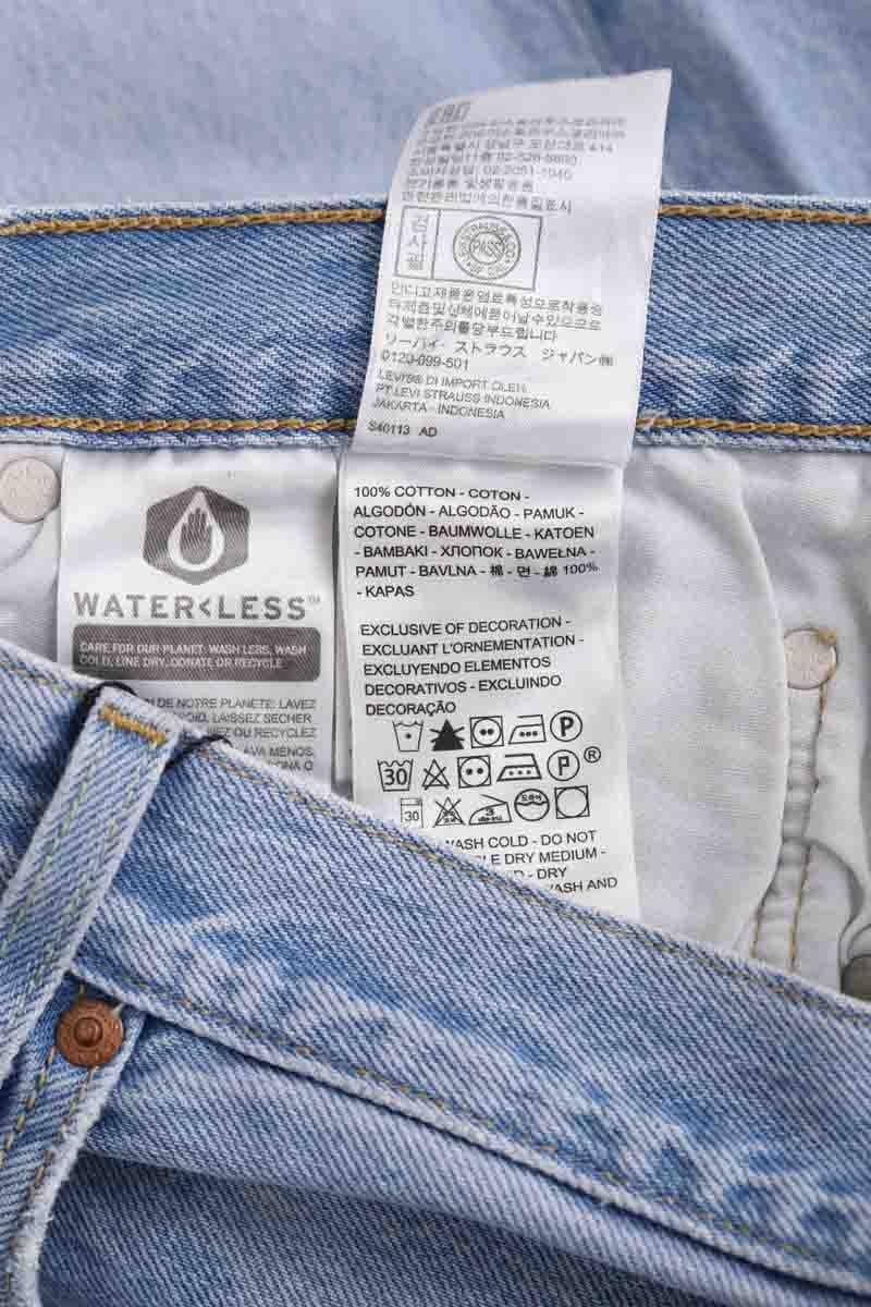 501 straight jeans LEVI'S - Seconde main Blue