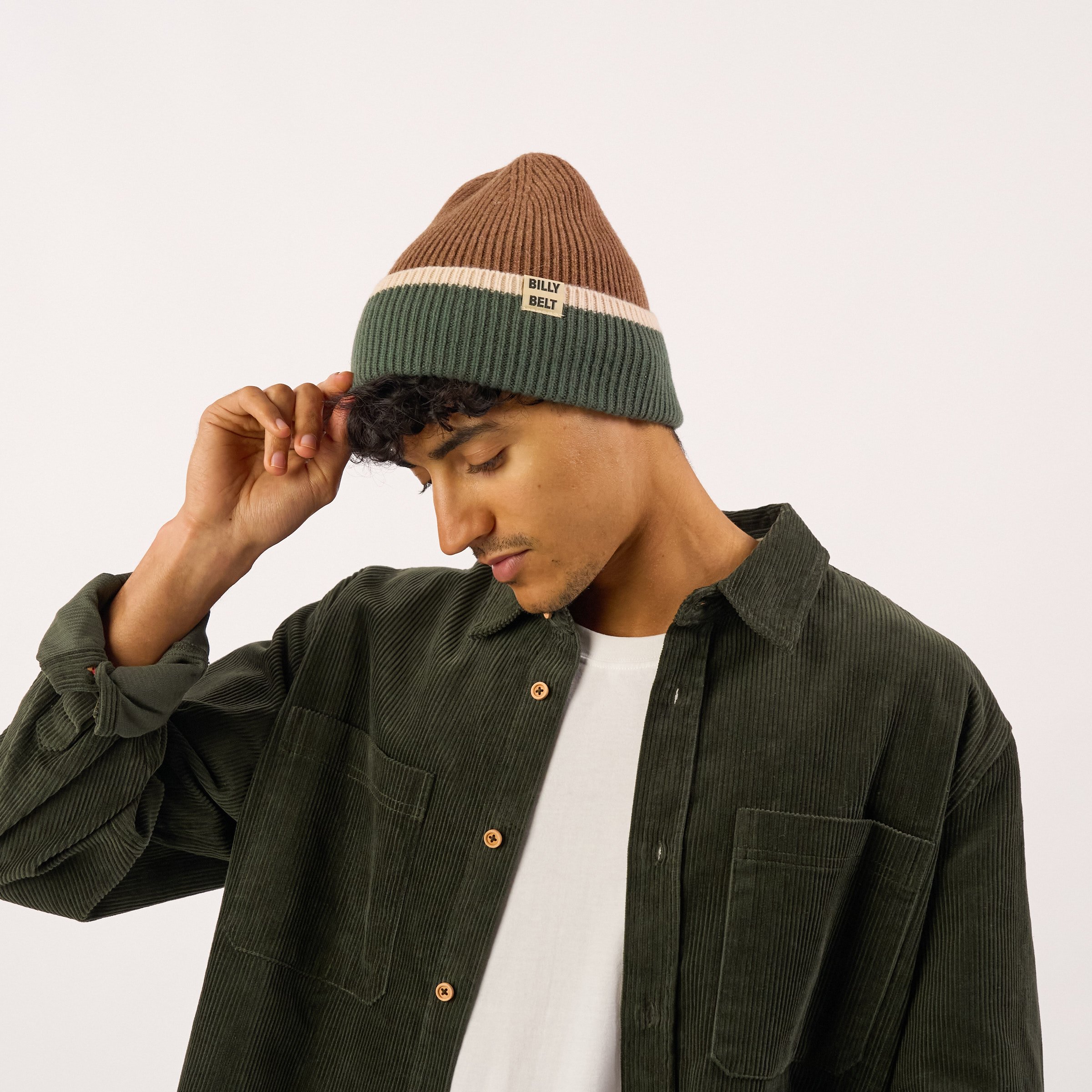 Wool hat BILLYBELT Brown