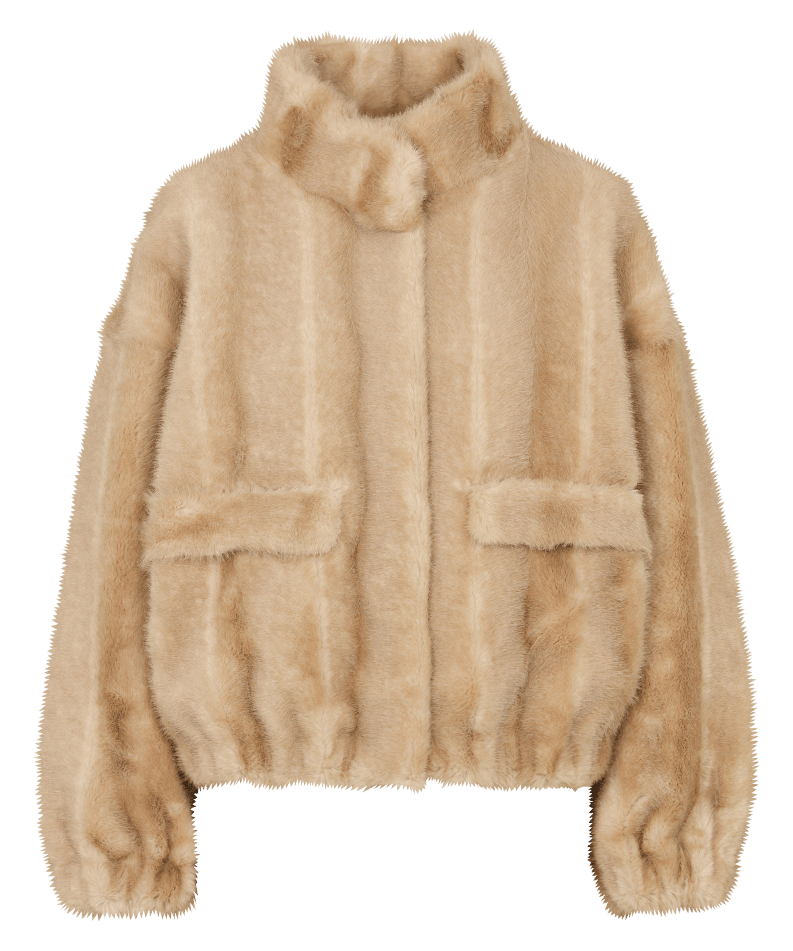 Oversized faux fur coat APPARIS Beige
