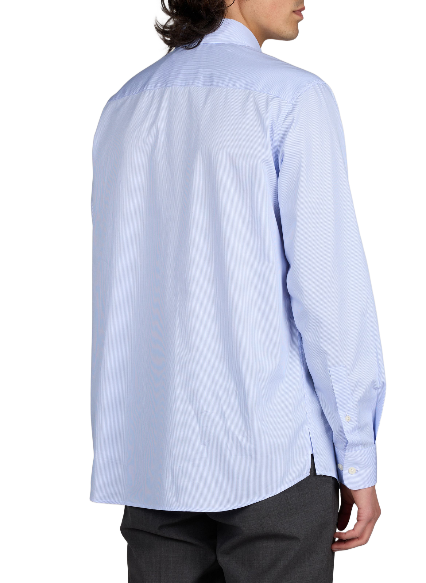Straight hay-d cotton shirt hay-d AU PRINTEMPS PARIS Blue