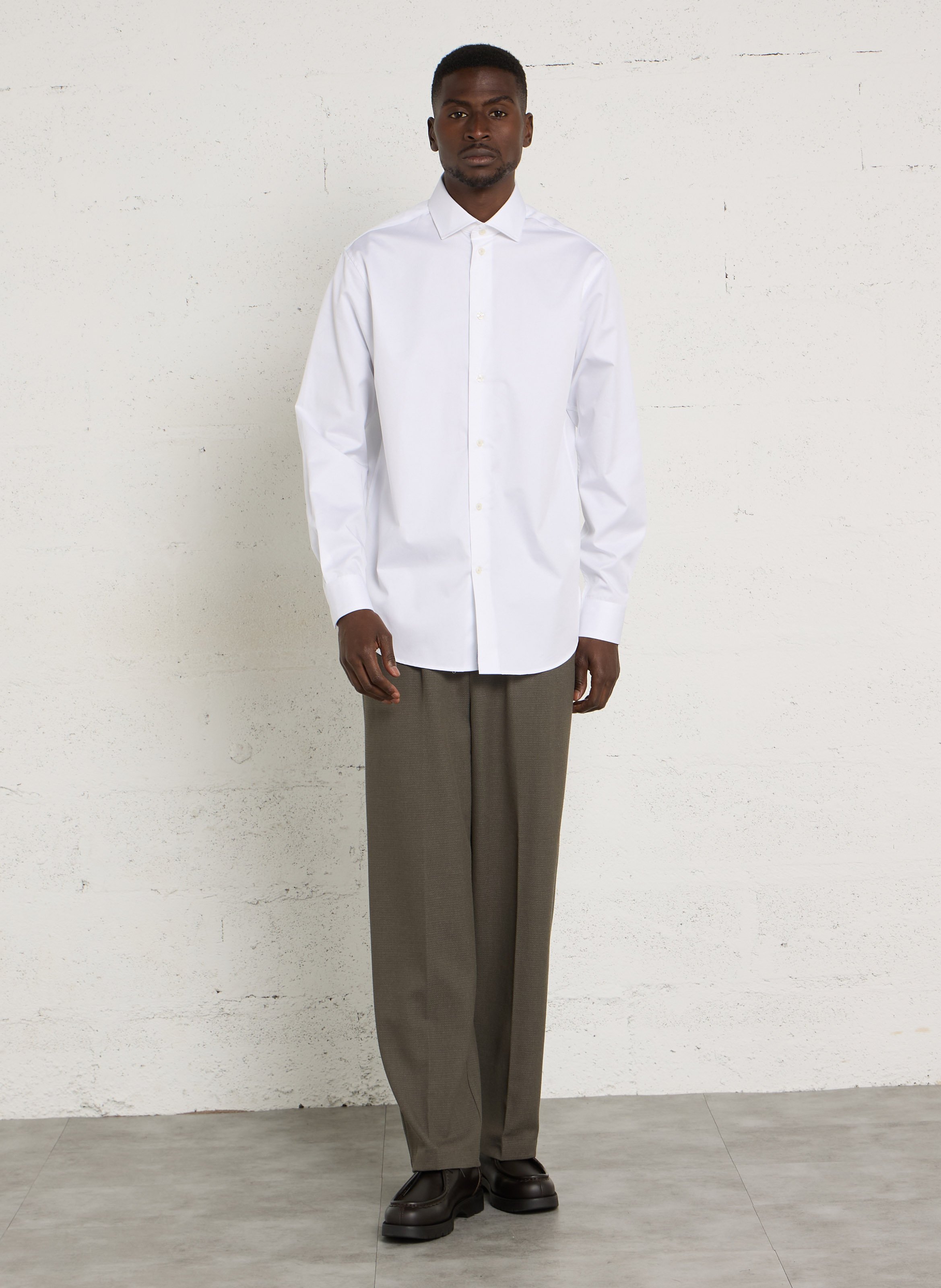 Textured wide-leg pants CASUAL FRIDAY Black