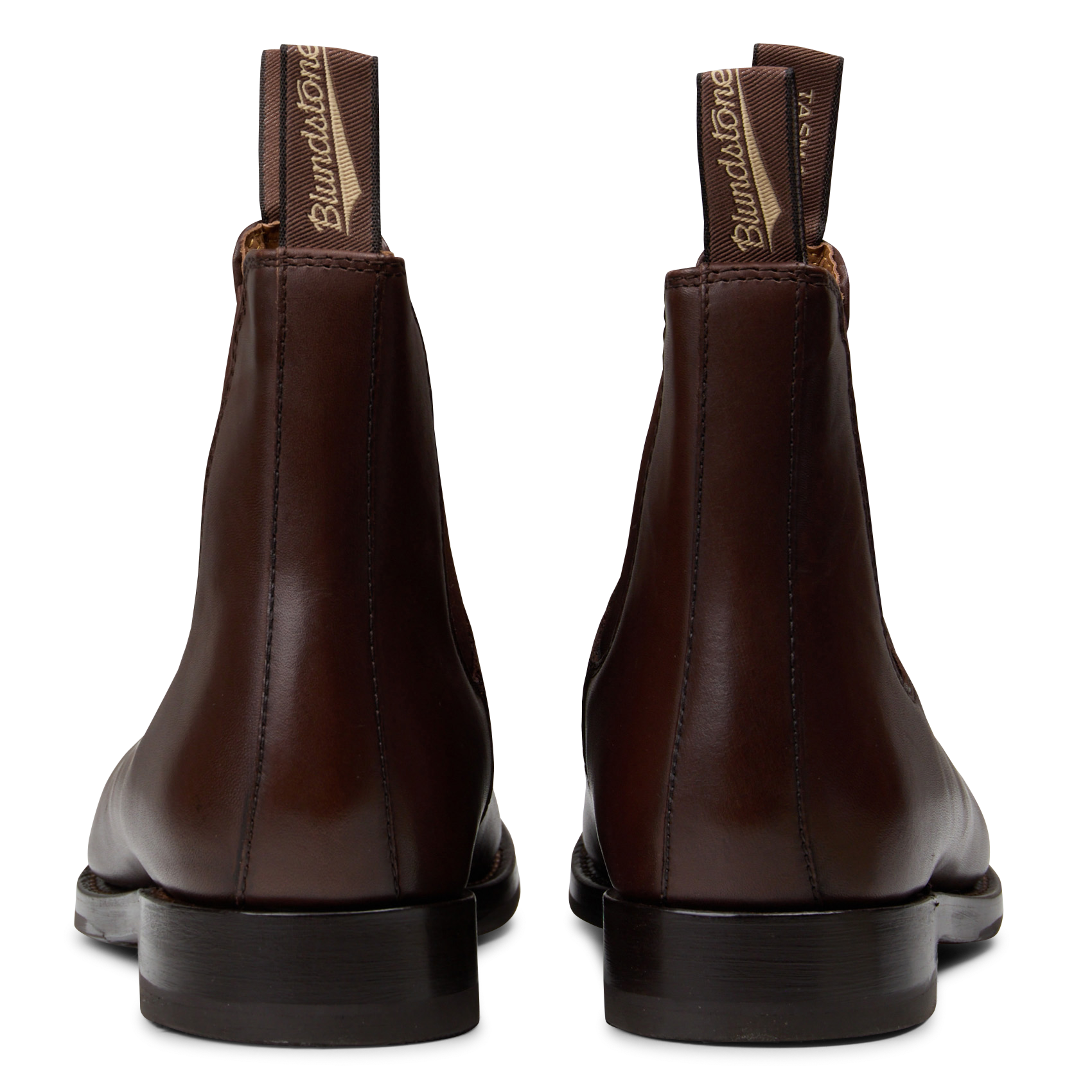 Bottines en cuir mélangé BLUNDSTONE Marron