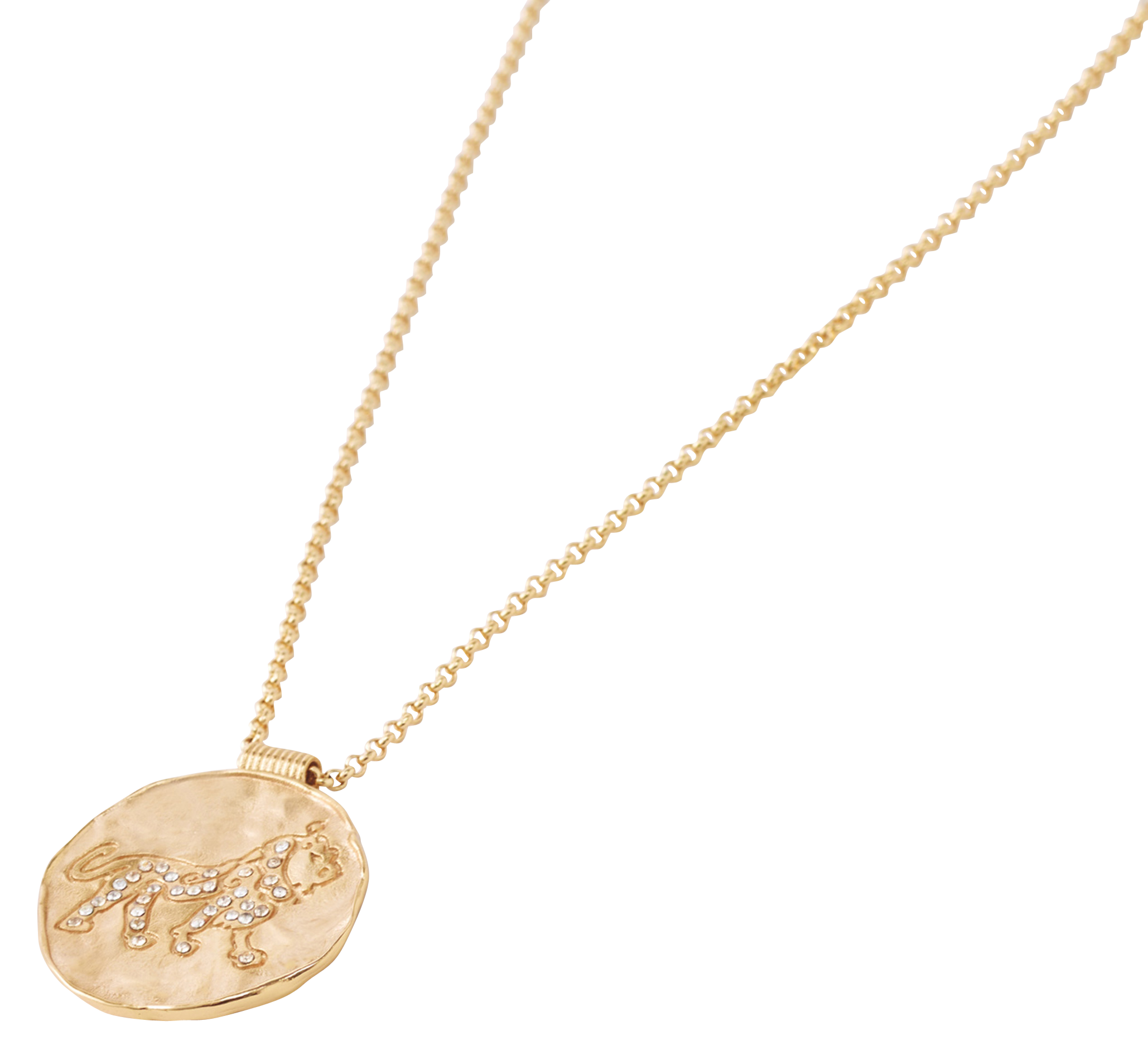 Halssnoer met medaillon met sterrenbeeld MAJE Goudkleurig