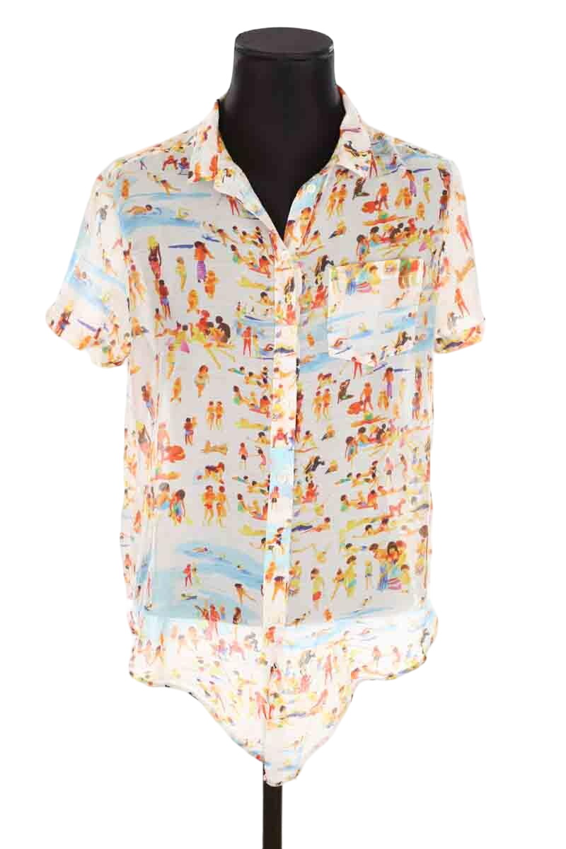 Cotton shirt SEZANE - Seconde main Multicolored