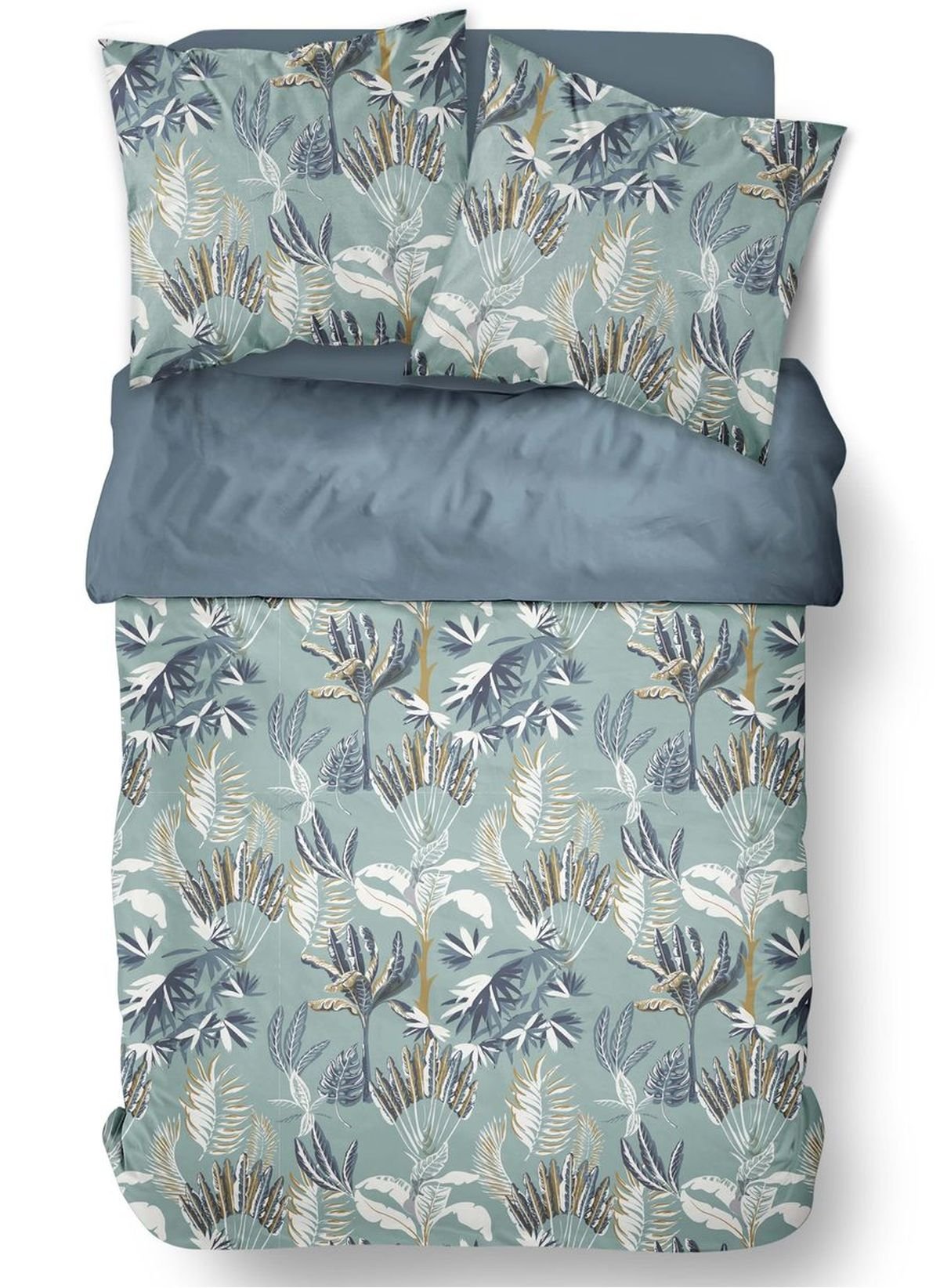 Cotton bedding set TODAY LINGE DE MAISON Green