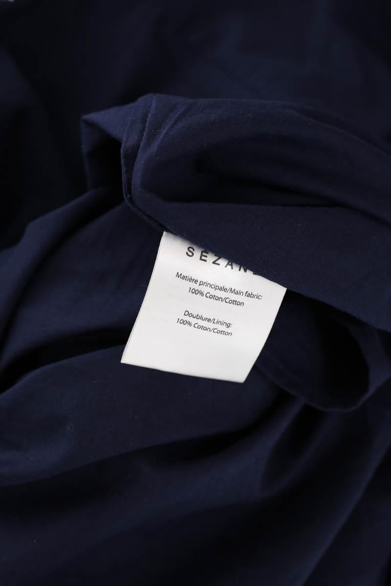 Cotton dress SEZANE - Seconde main Blue