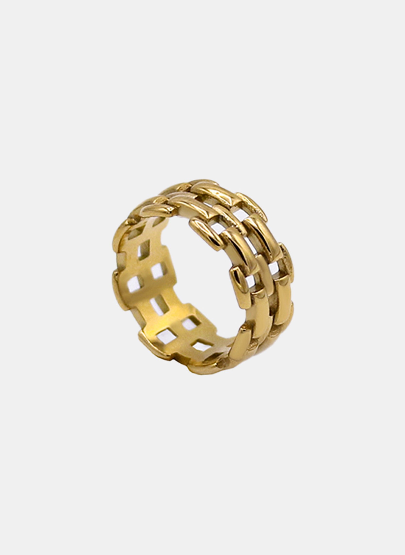 Wide ring Elisa AEC Paris Golden