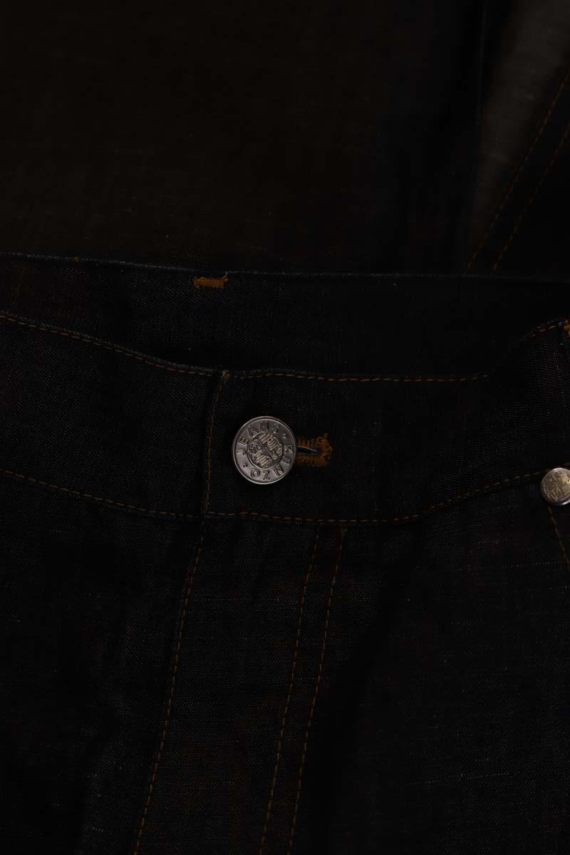 Cotton skirt KENZO - SECONDE MAIN Blue