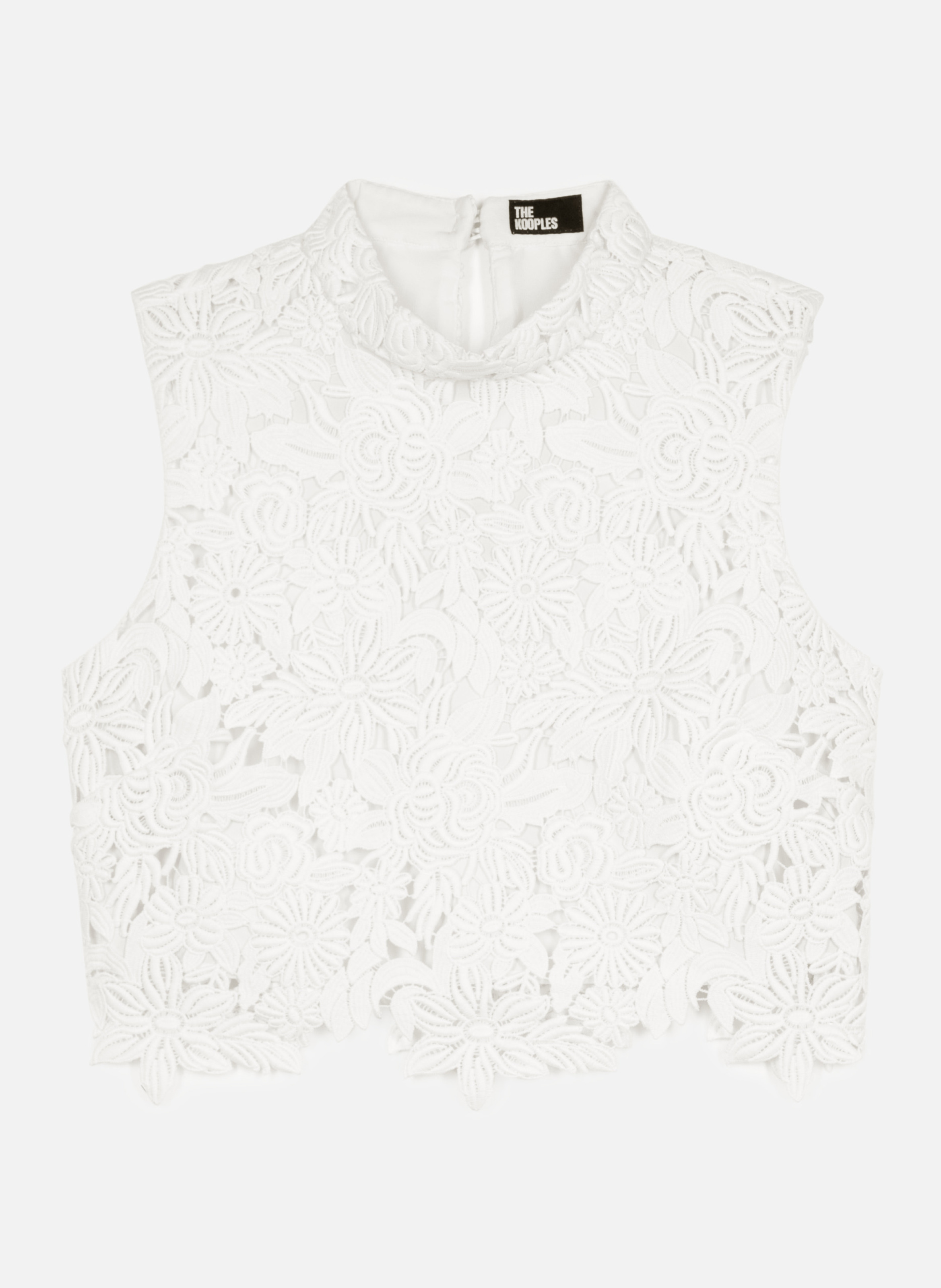 Top in floral lace THE KOOPLES Beige