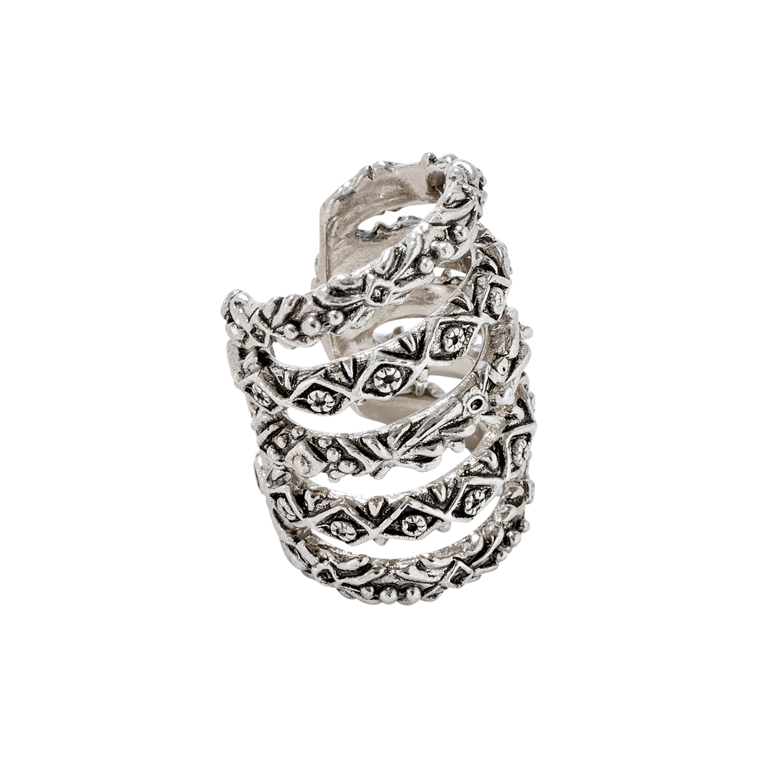 Boucle d'oreille earcuff BA&SH Argent