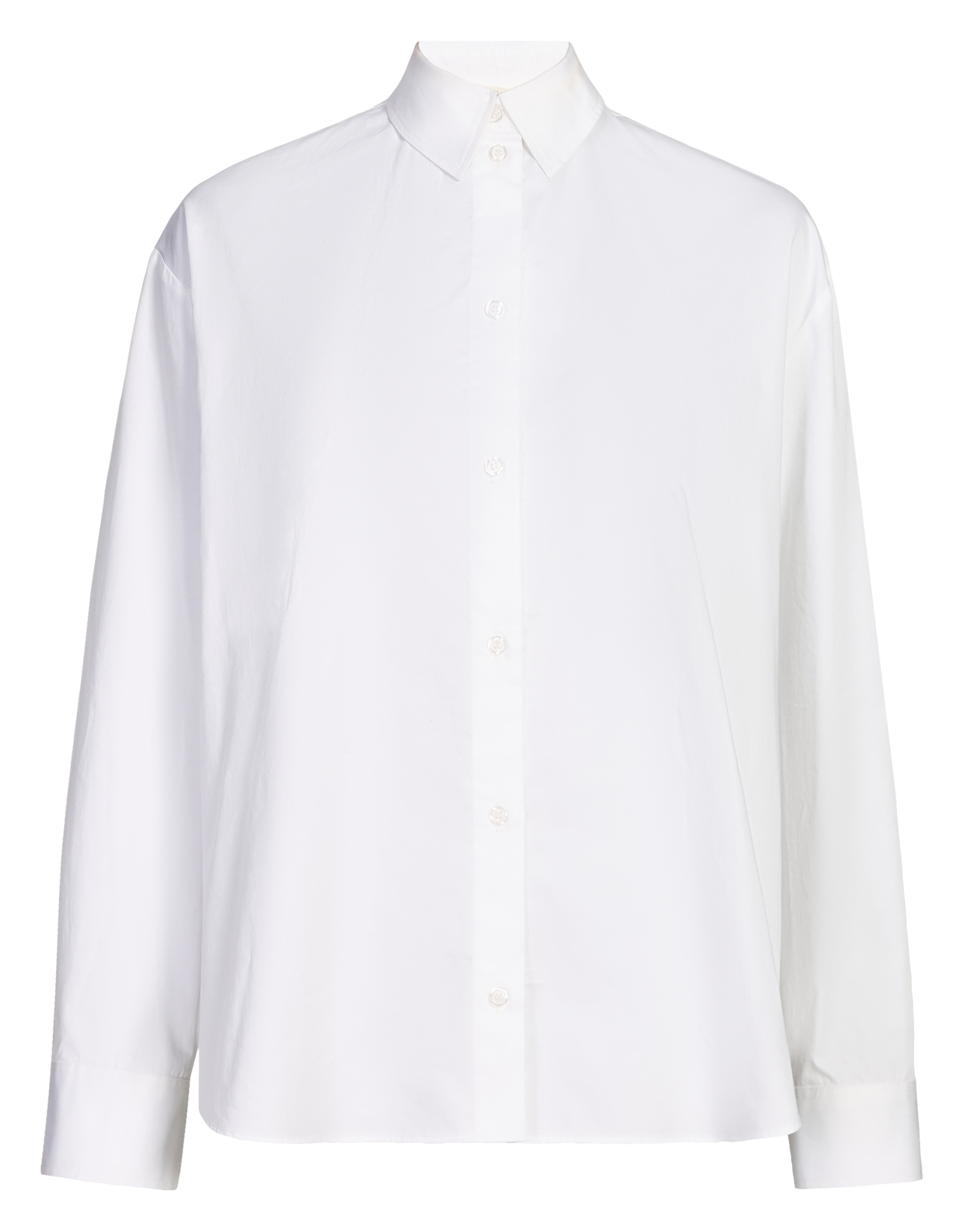 Chemise oversize col classique en coton SAISON 1865 Blanc