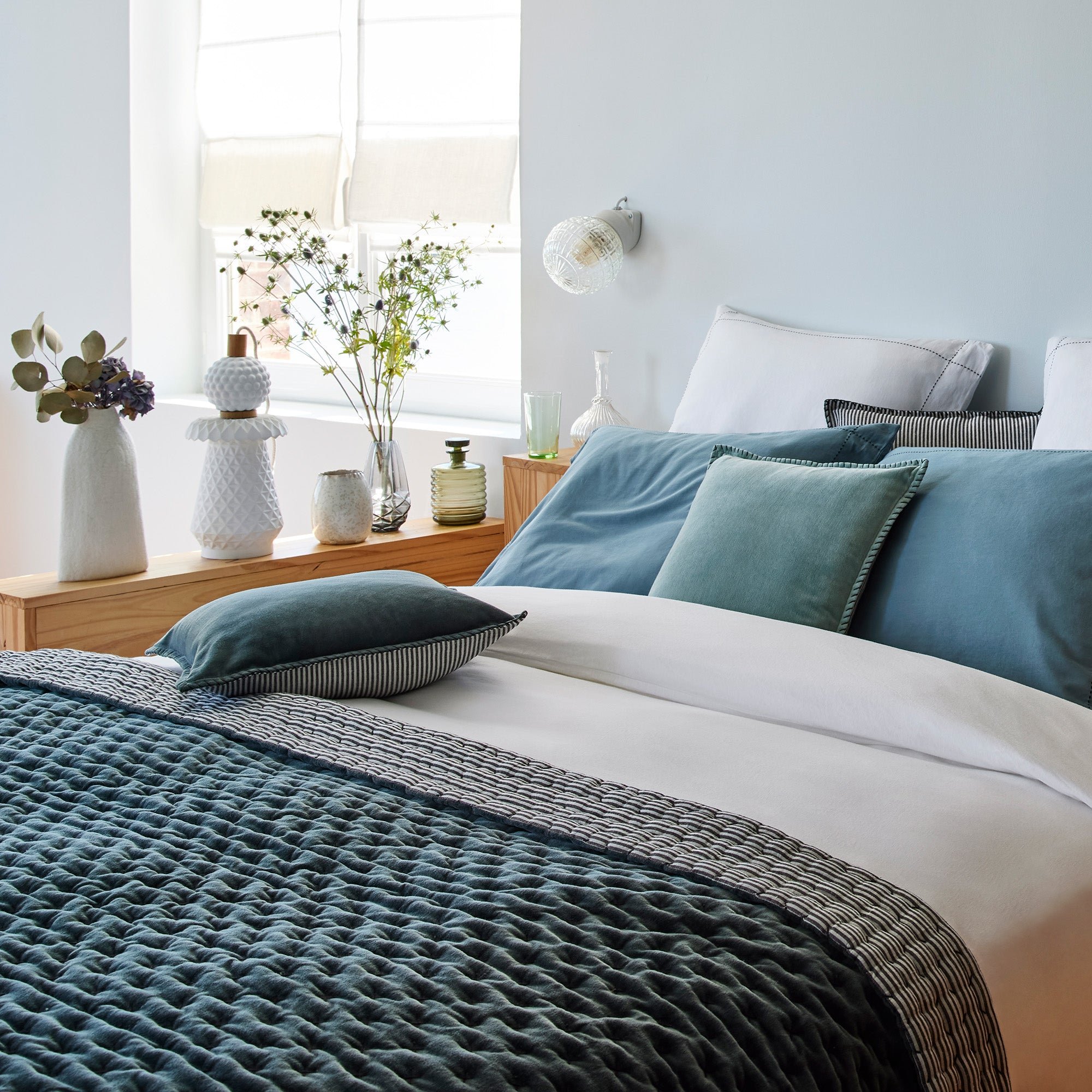 Couvre-lit matelassé Vert