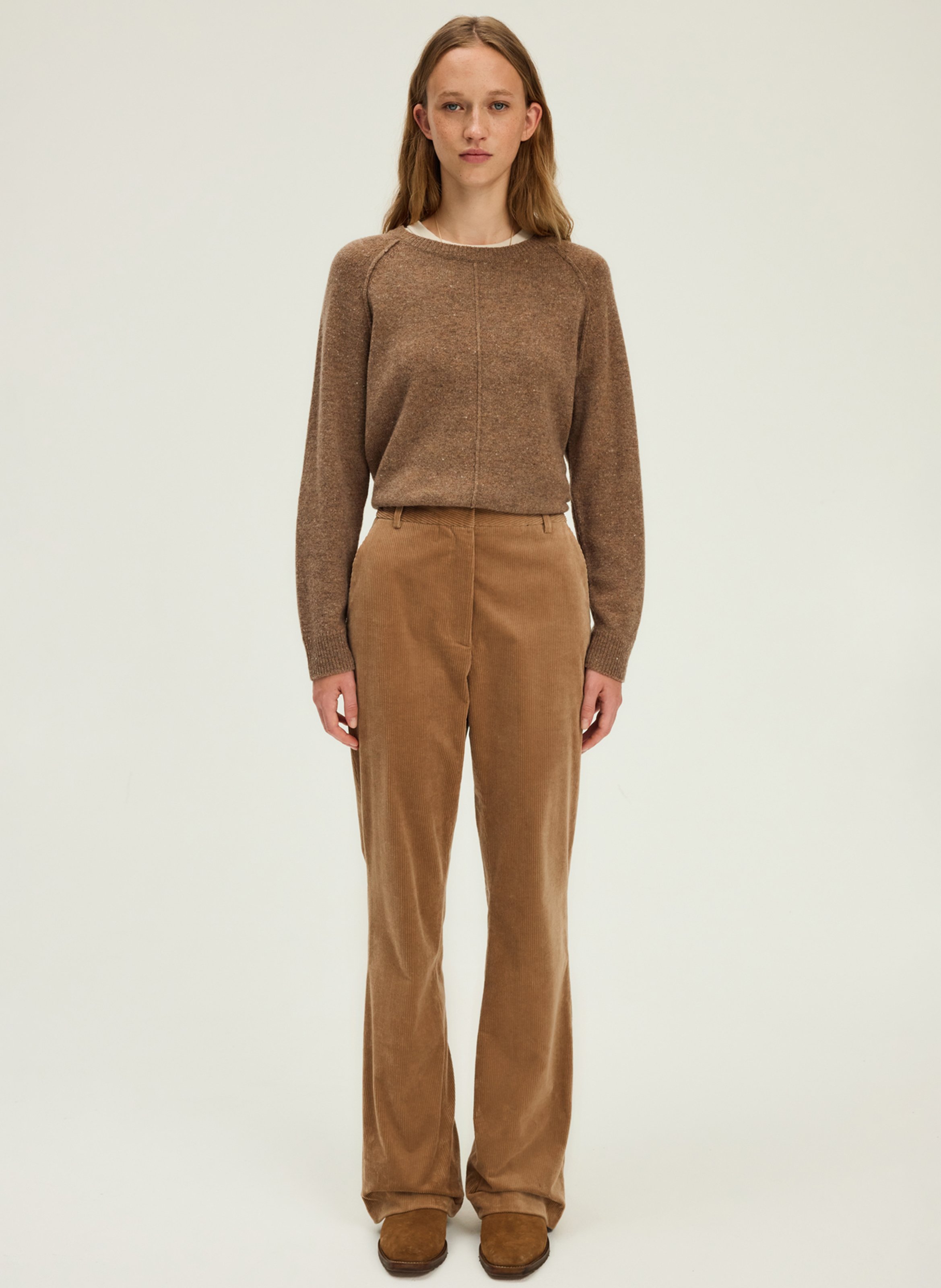 Cotton-blend chinos PABLO Brown