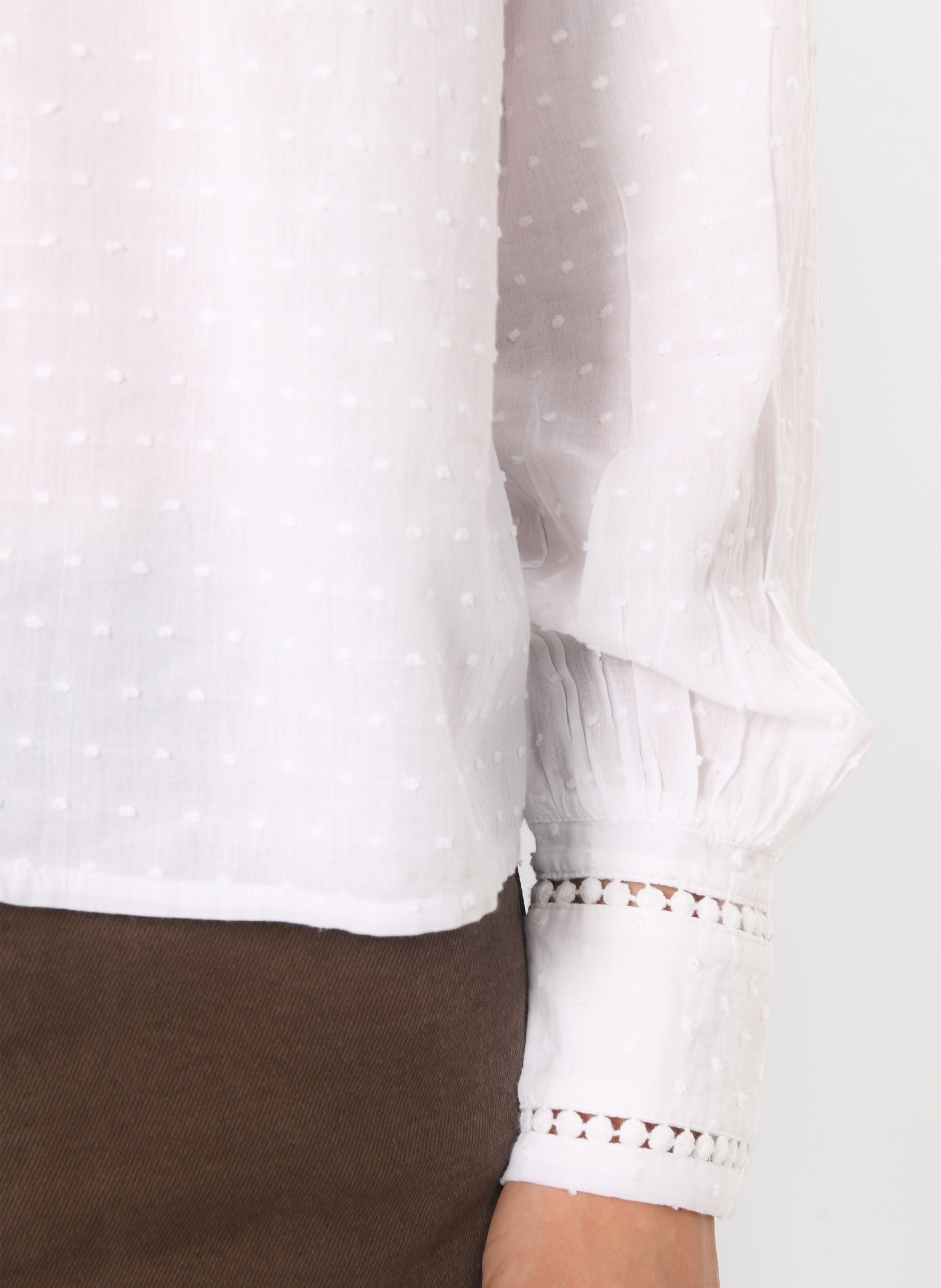 Rechte katoenen blouse KOOKAI Wit