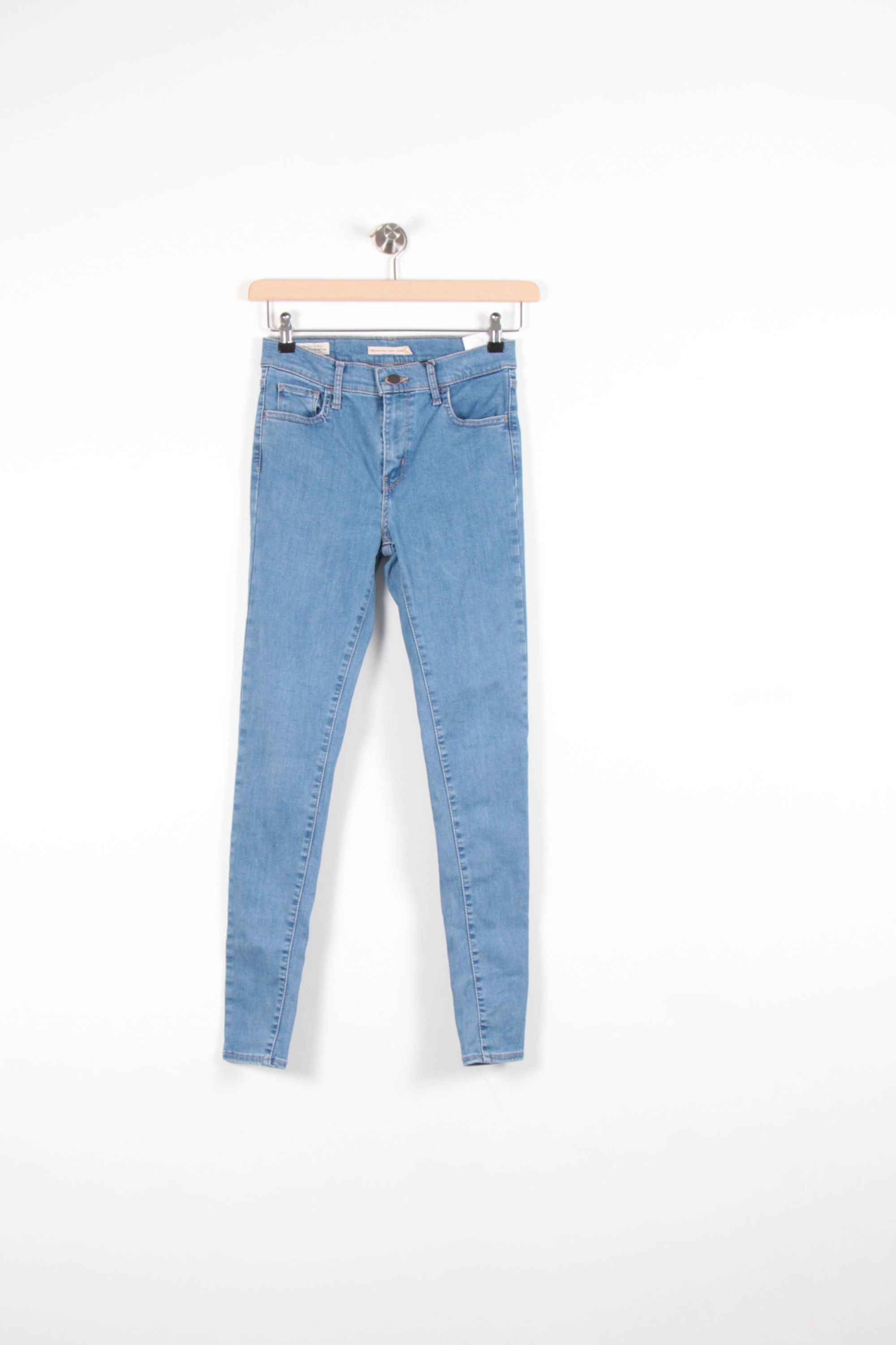 Cropped slim jeans with studs LEVI'S - Seconde main Blue