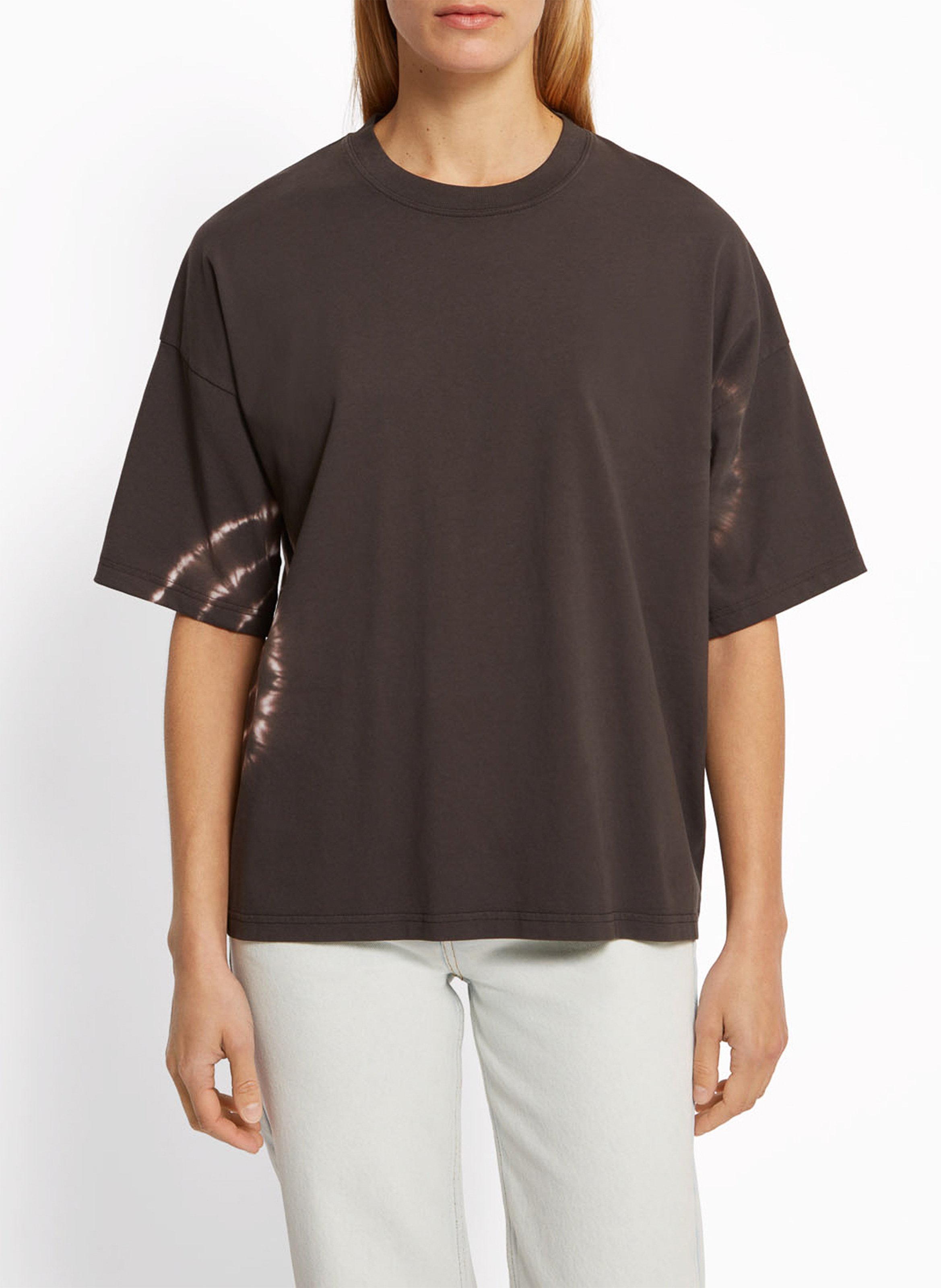 Tee-shirt manches courtes oversize à motif ROSEANNA Noir