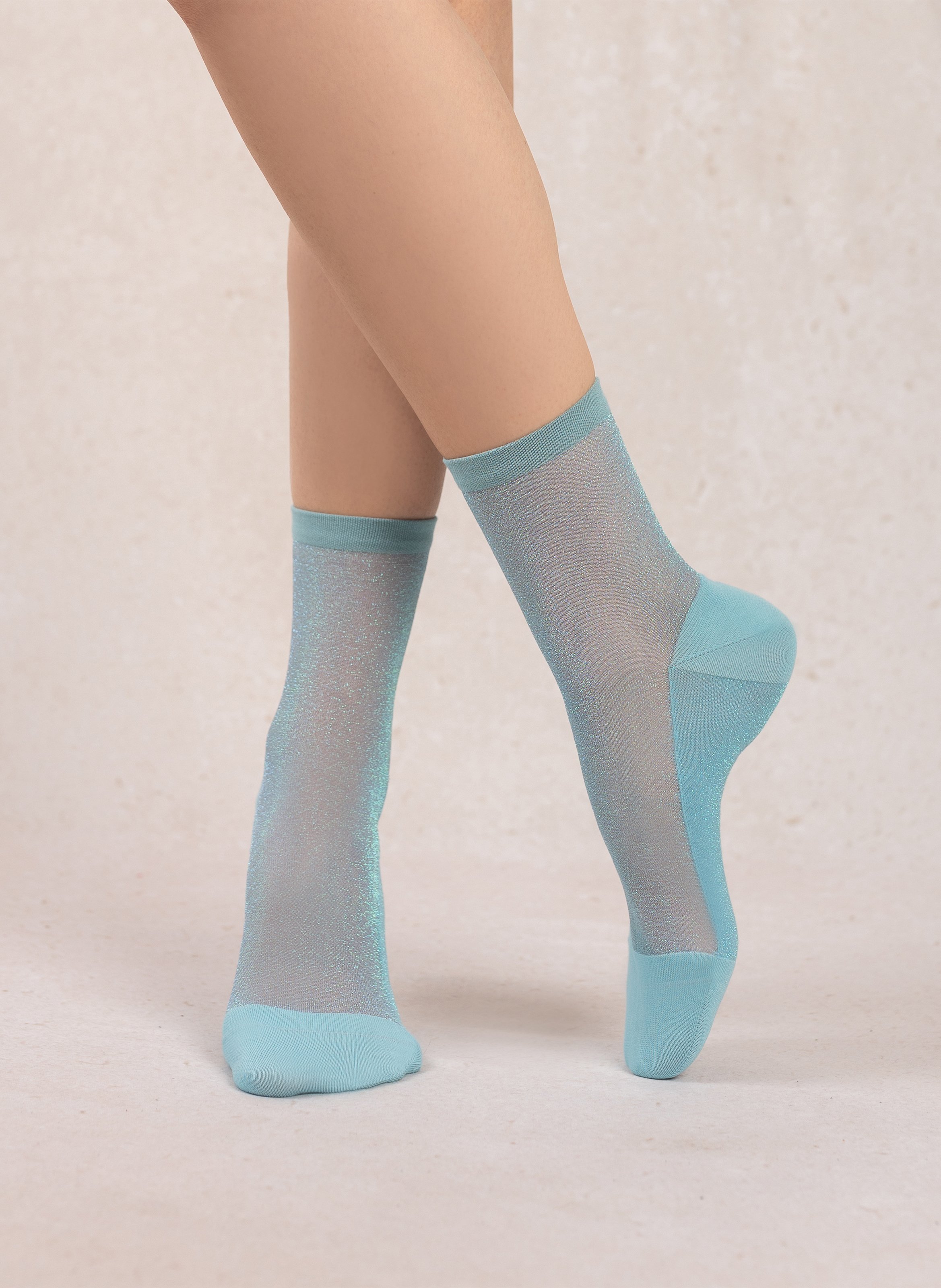 Chaussettes pailletées BLEUFORET Bleu