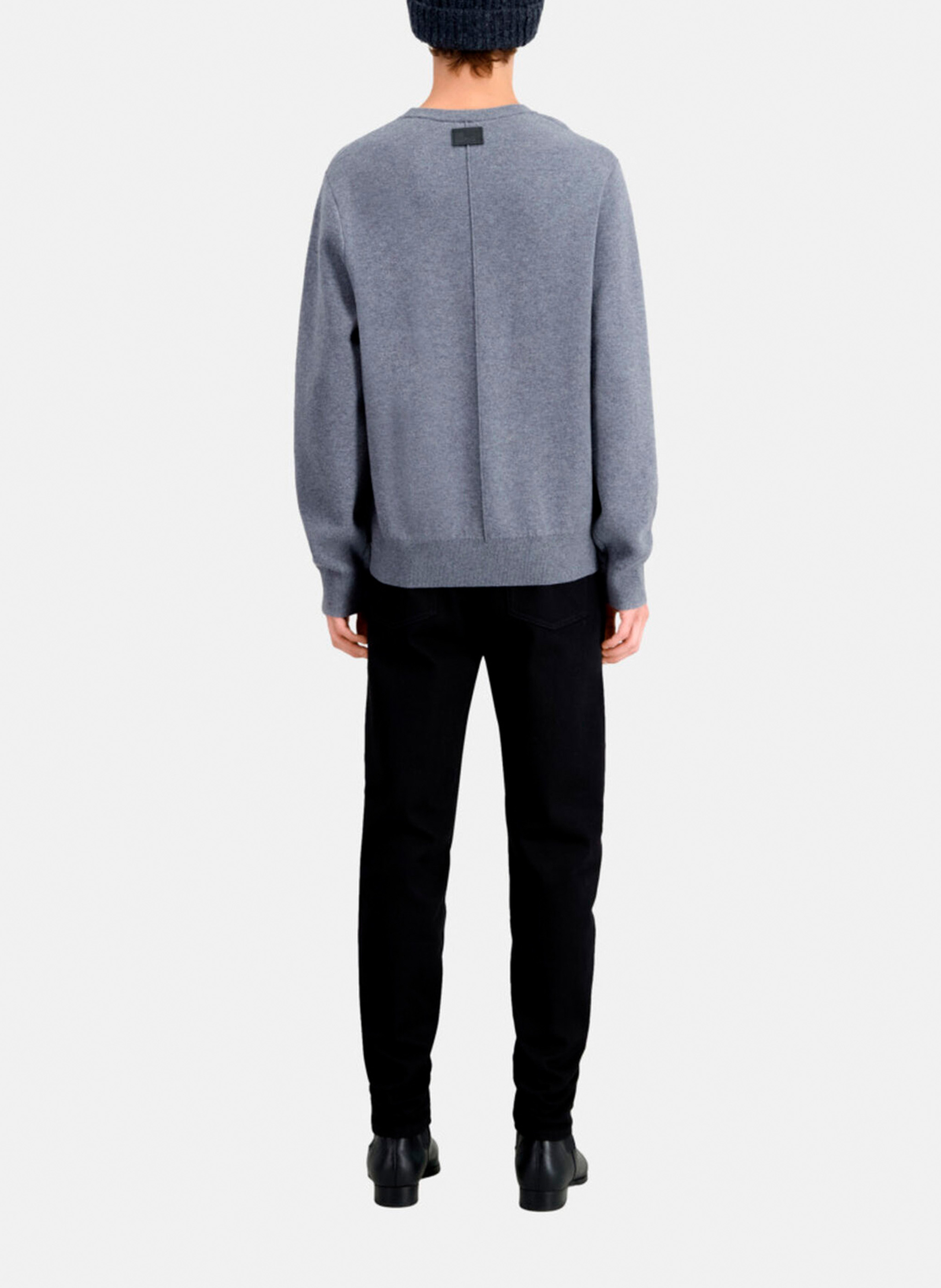 Round-neck jacquard jumper THE KOOPLES Black