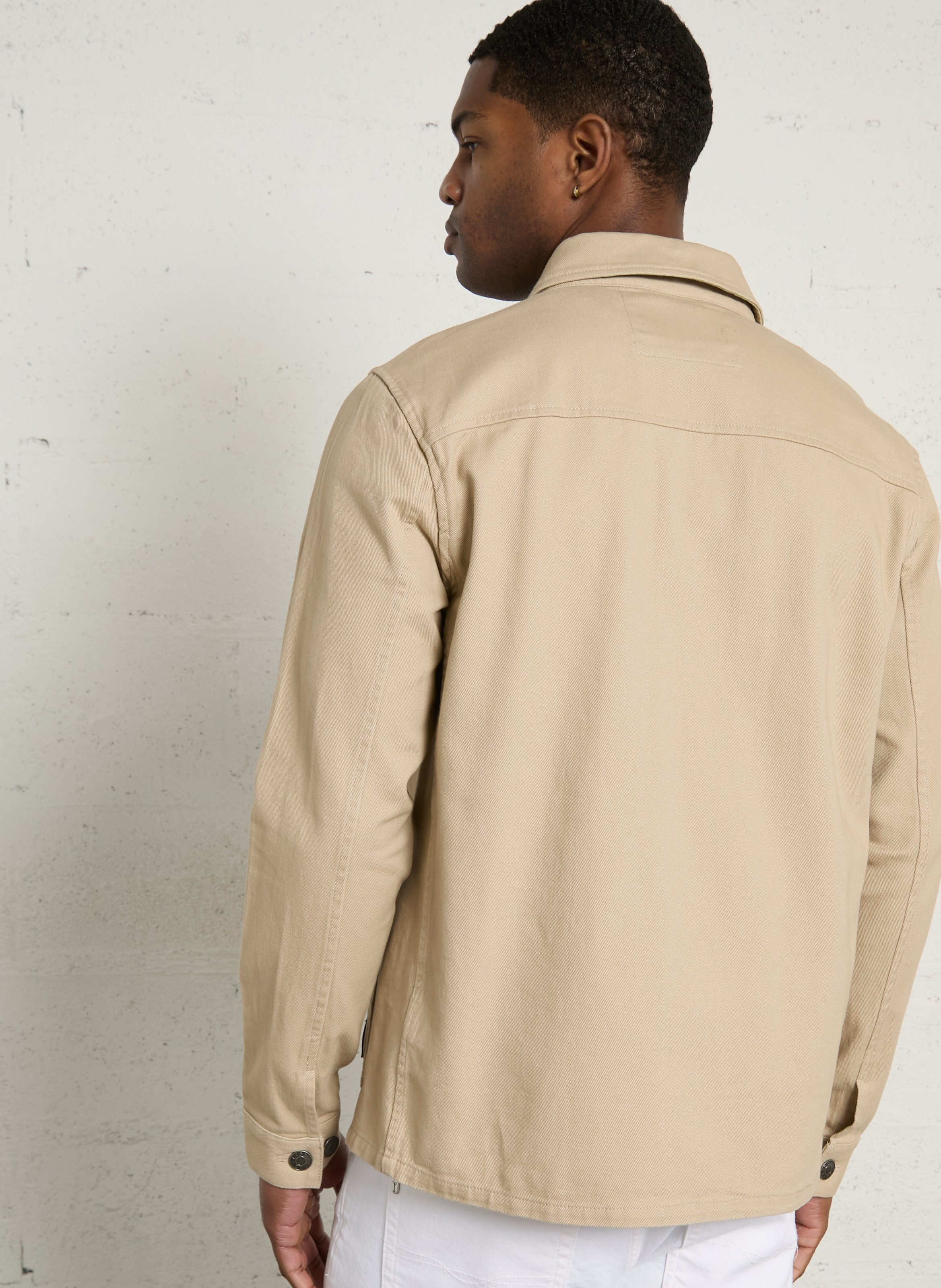 Recht, katoenen jasje LE TEMPS DES CERISES Grijs