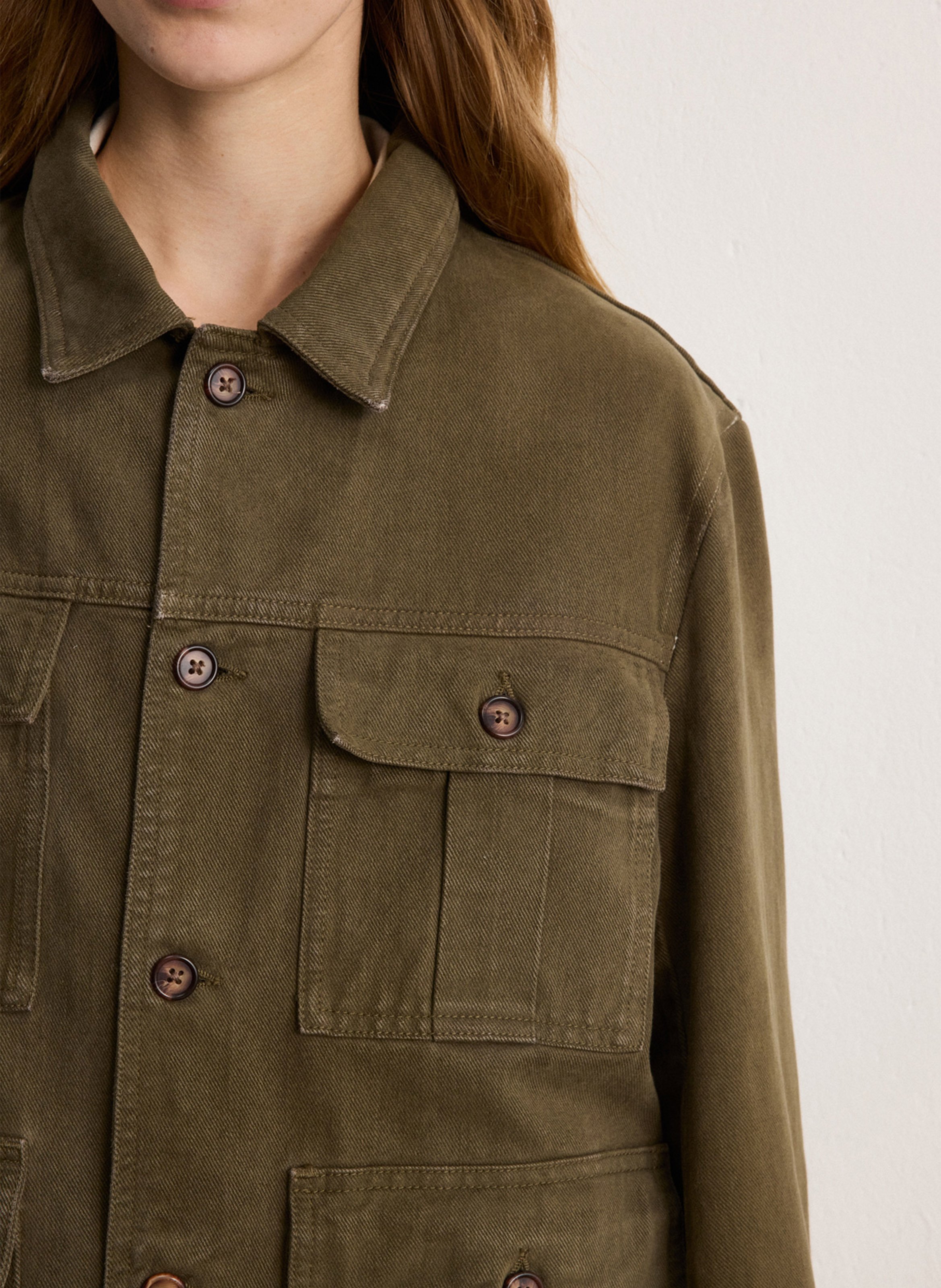 Blouson mit klassischem Kragen PABLO Khaki