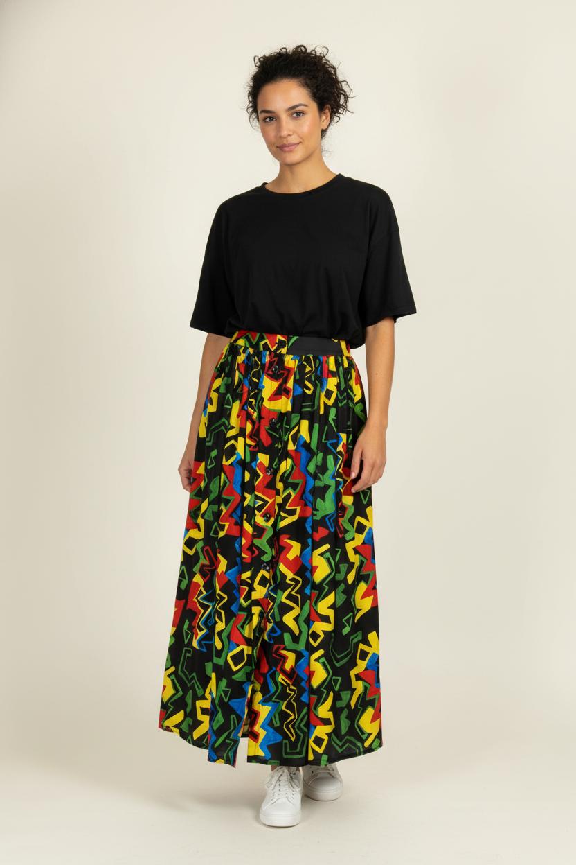 Jupe longue HEIMSTONE - Seconde Main Multicolore