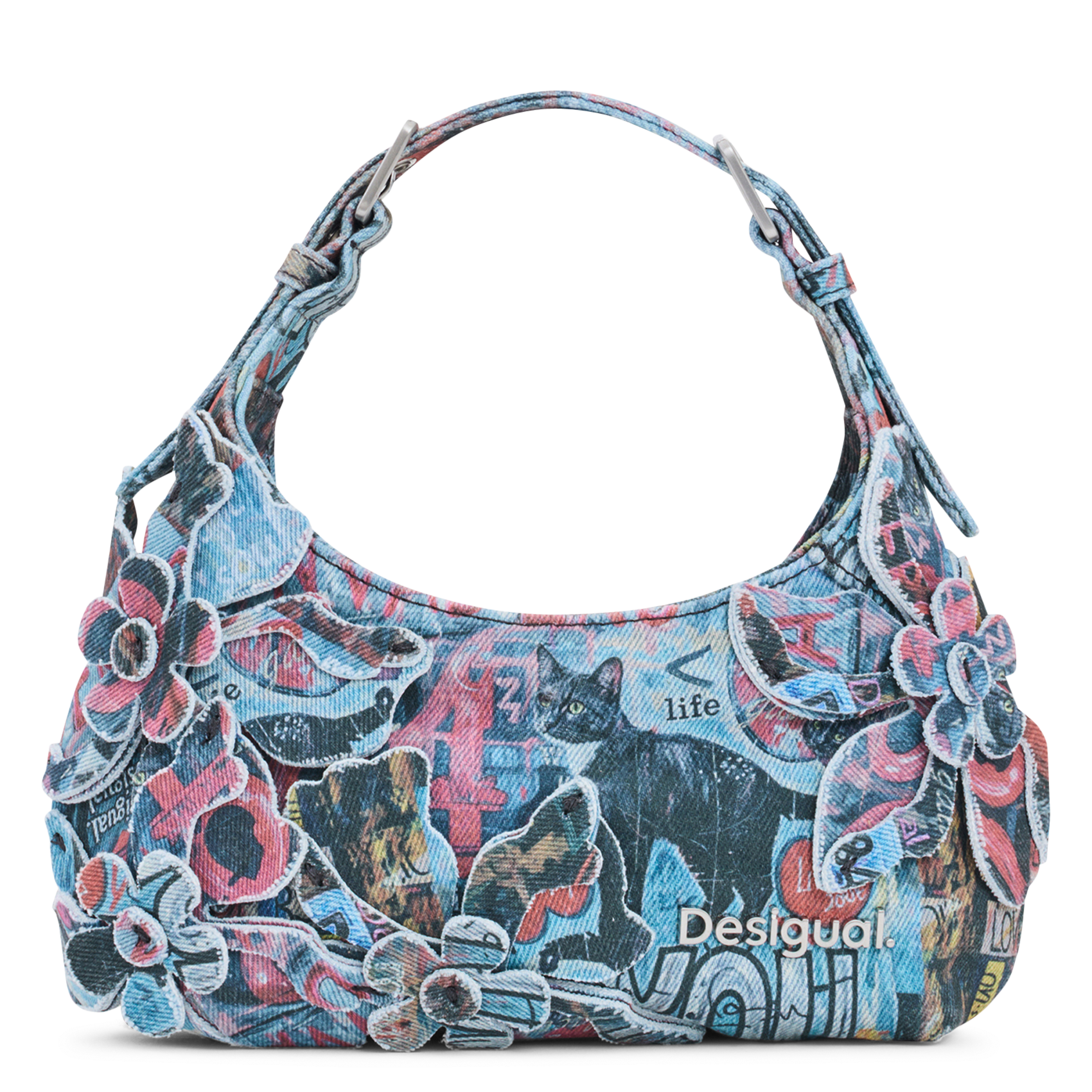 Sac à main en coton DESIGUAL Multicolore
