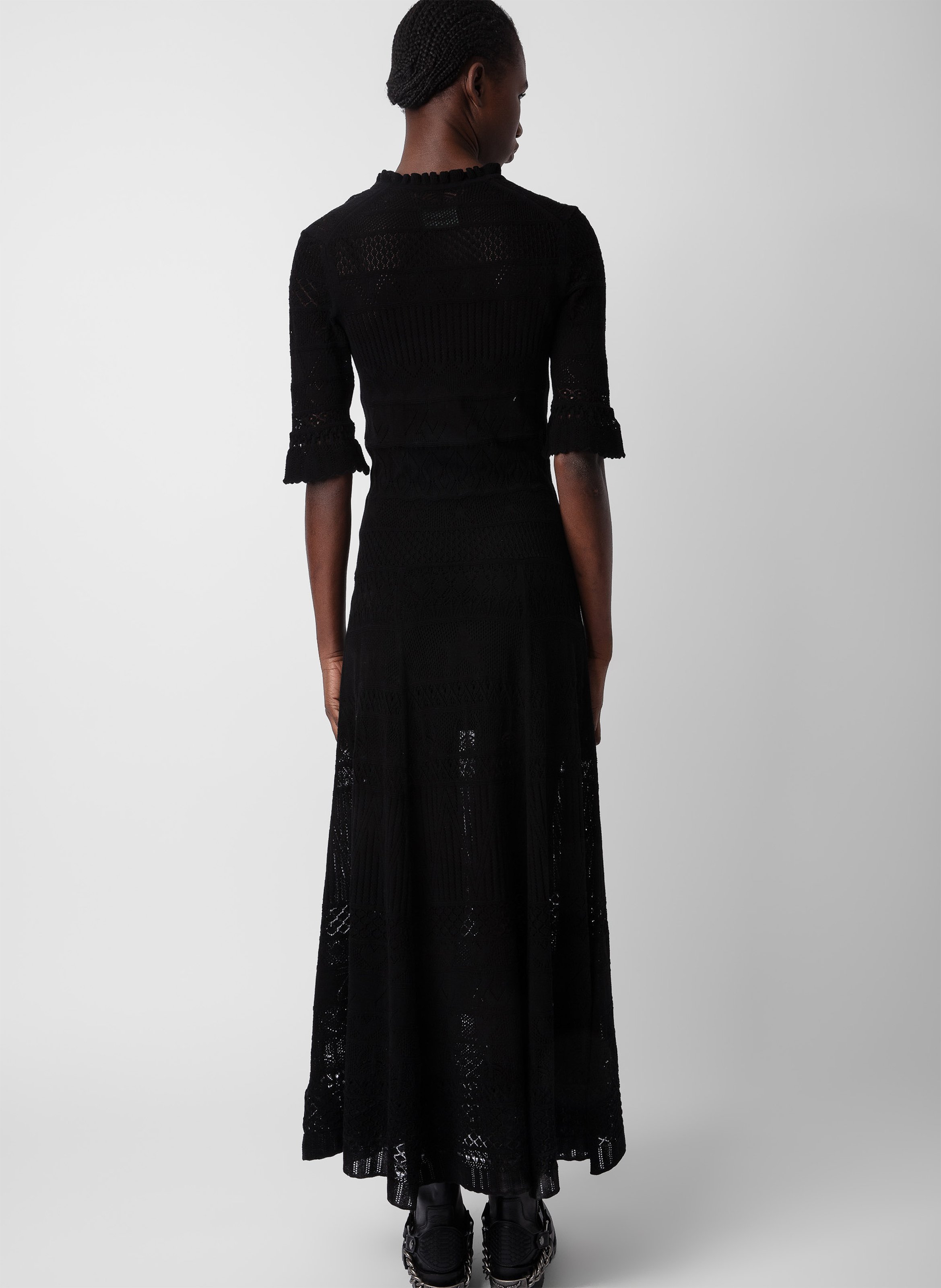 Long crochet dress ZADIG&VOLTAIRE Black