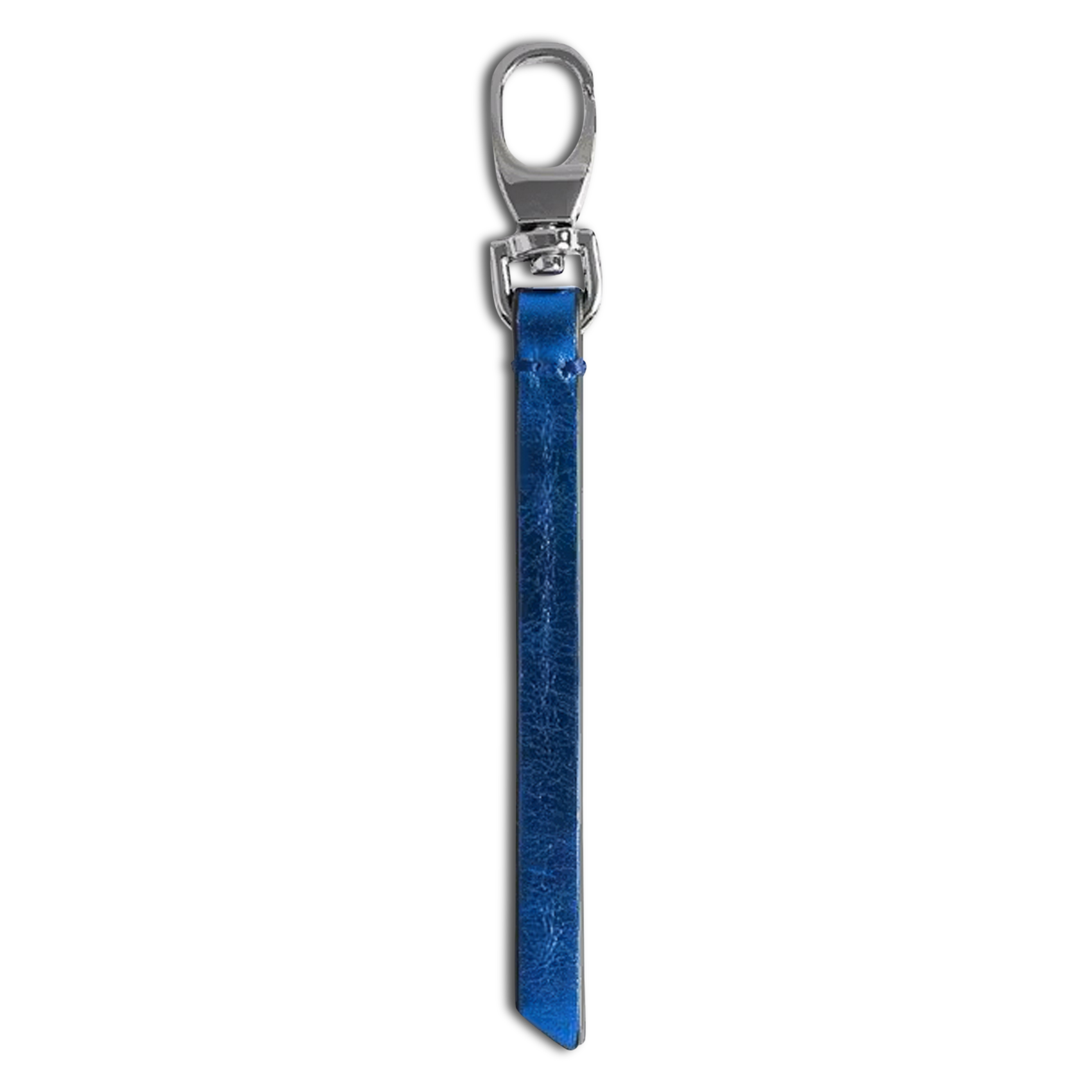 Porte-clés gravé en cuir ZADIG&VOLTAIRE Bleu