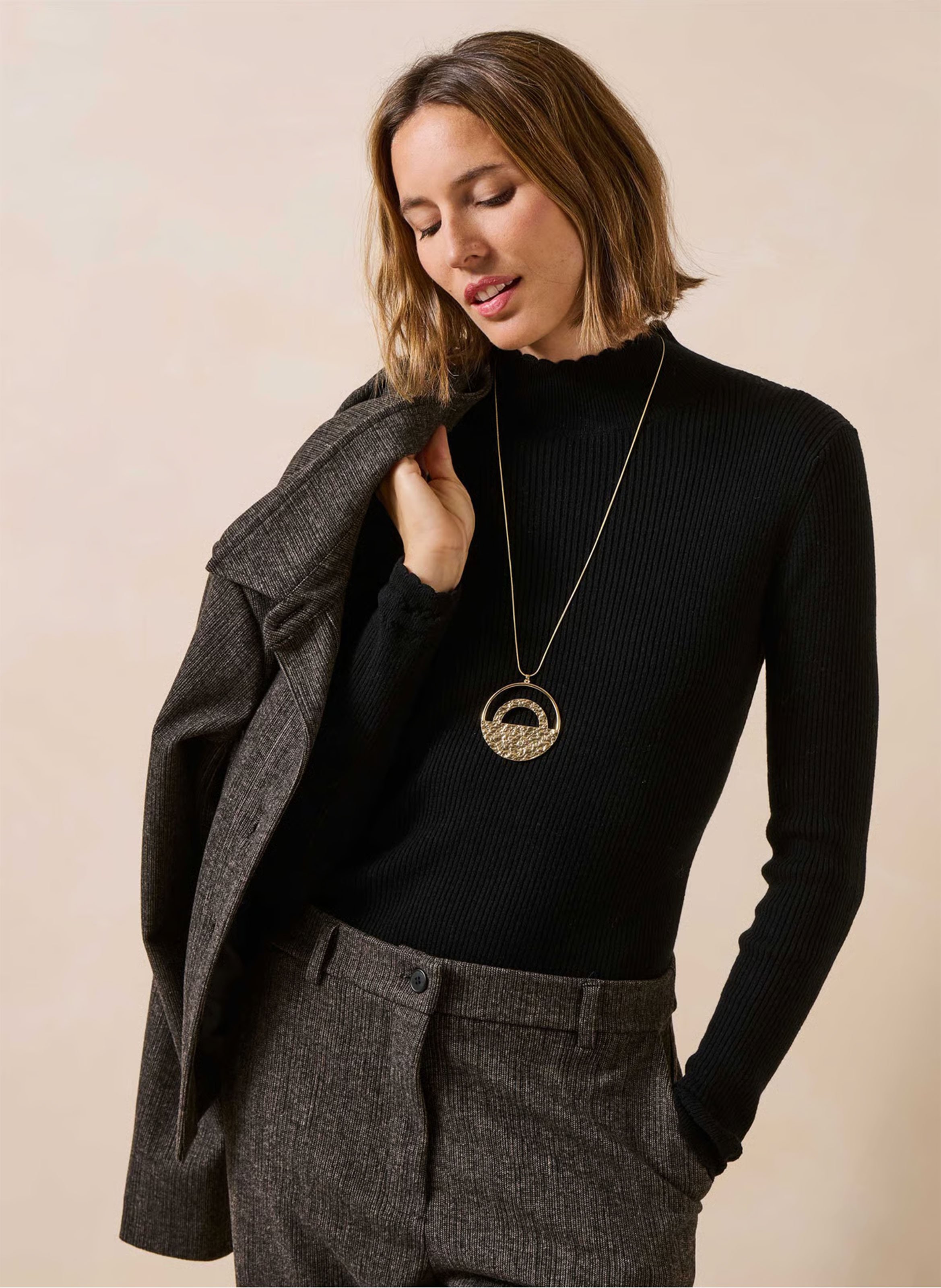 Lange ketting LA FEE MARABOUTEE Goudkleurig