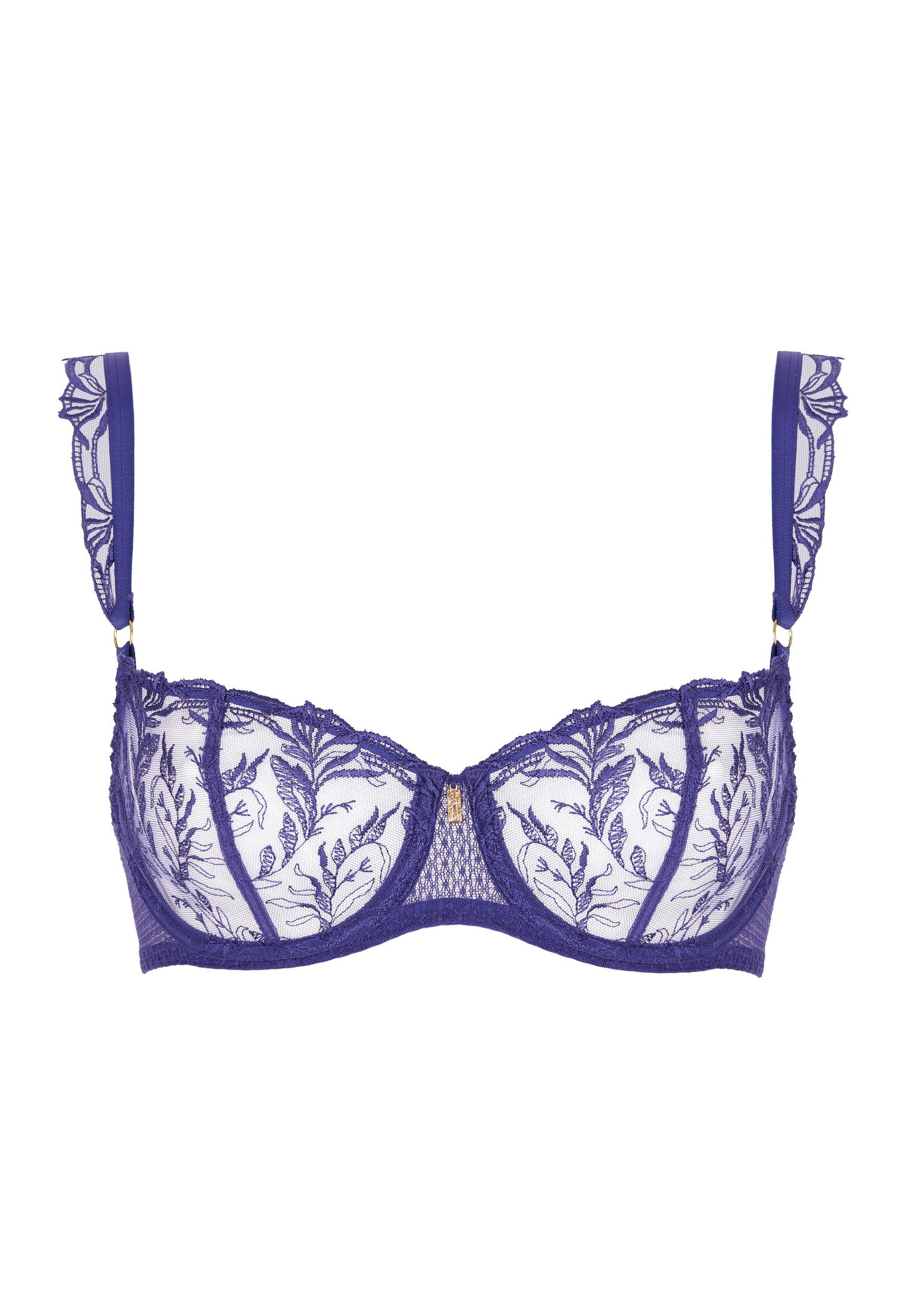 Underwired push-up bra AUBADE Purple