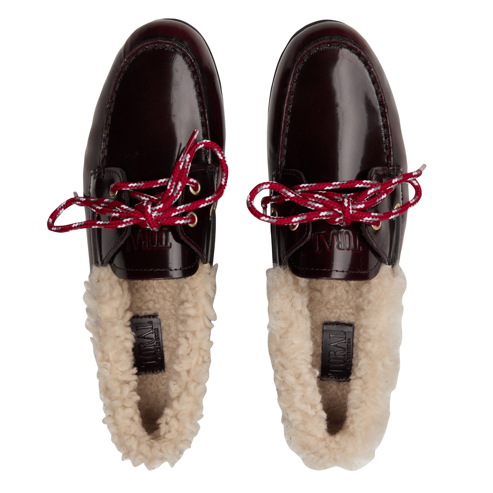 Derbies en cuir TORAL Violet
