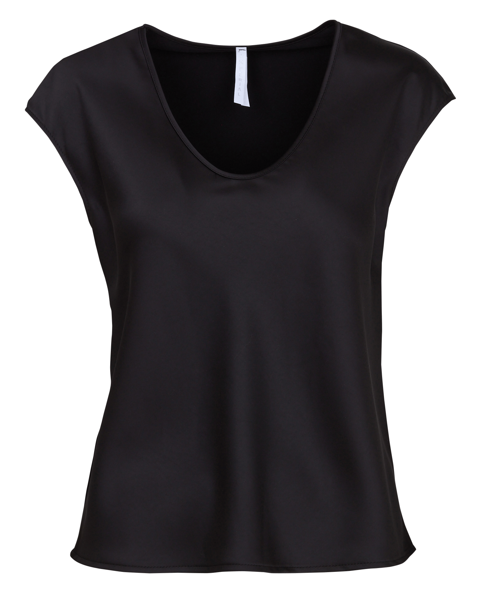 Mouwloze top met ronde hals IMPERIAL Zwart