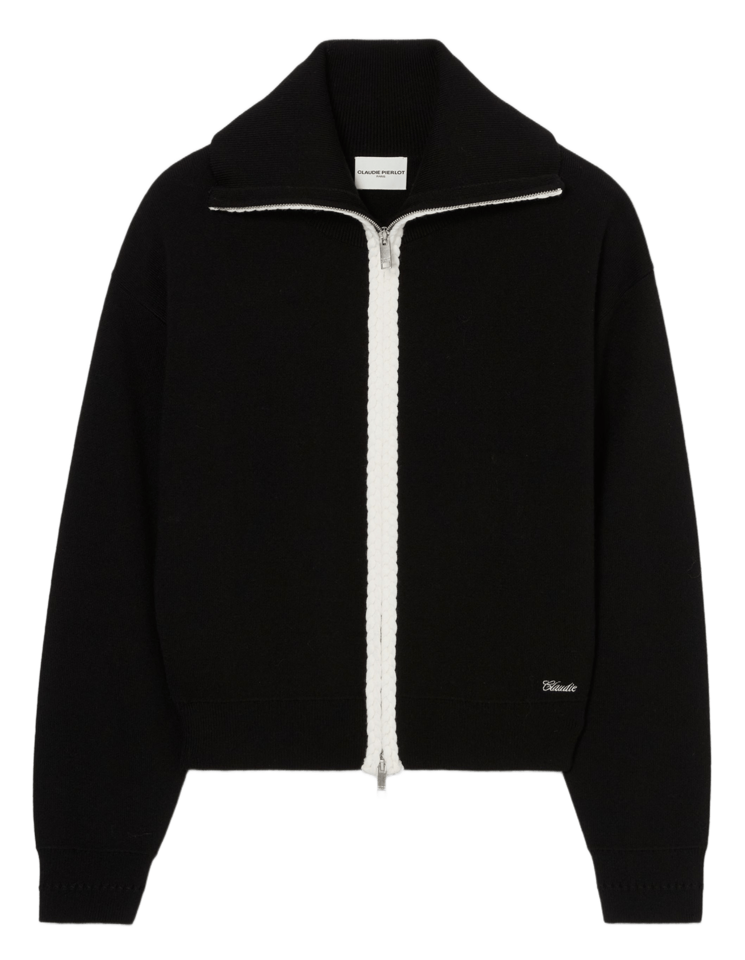 Cardigan col montant zippé uni CLAUDIE PIERLOT Multicolore