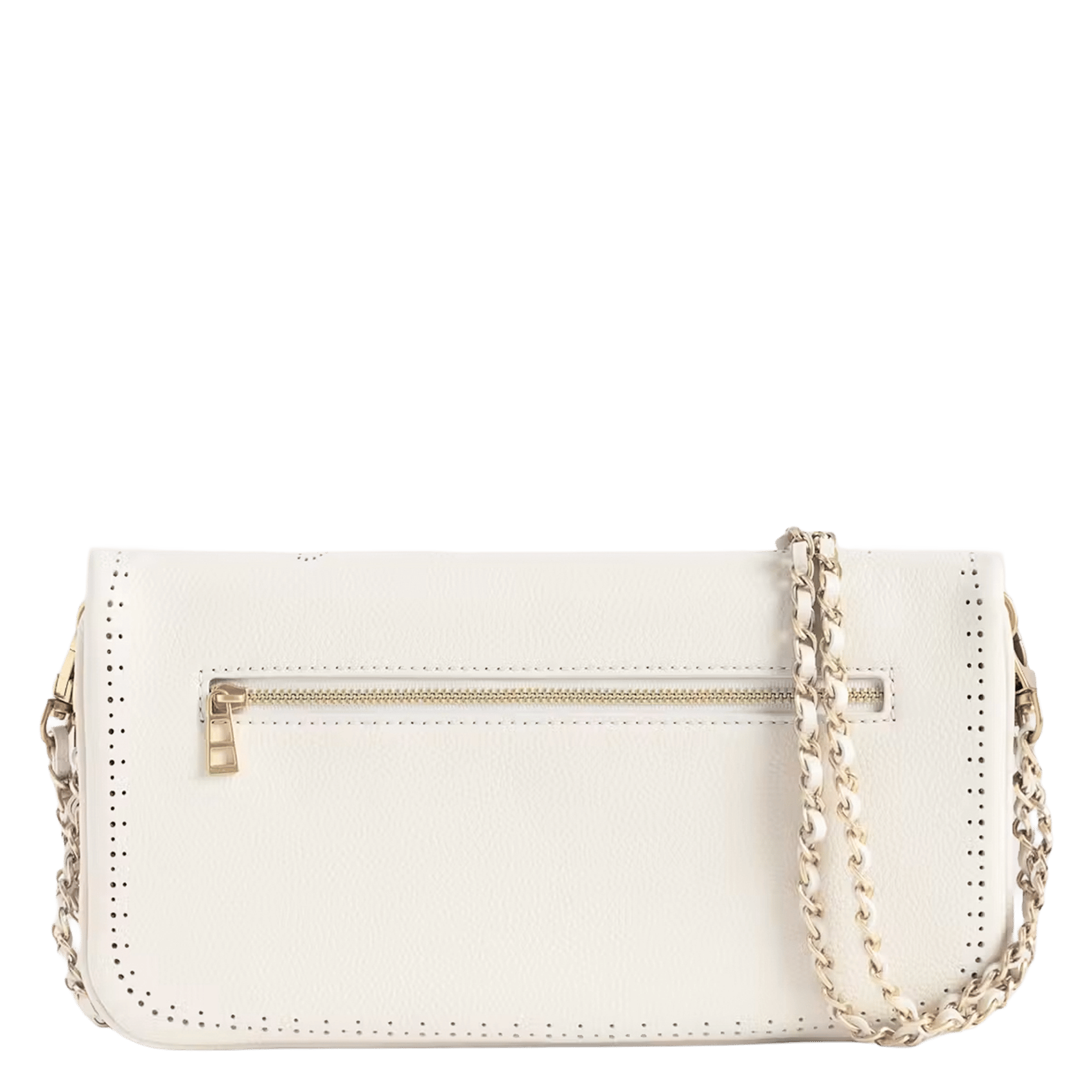 Sac bandoulière à strass en cuir ZADIG&VOLTAIRE Blanc