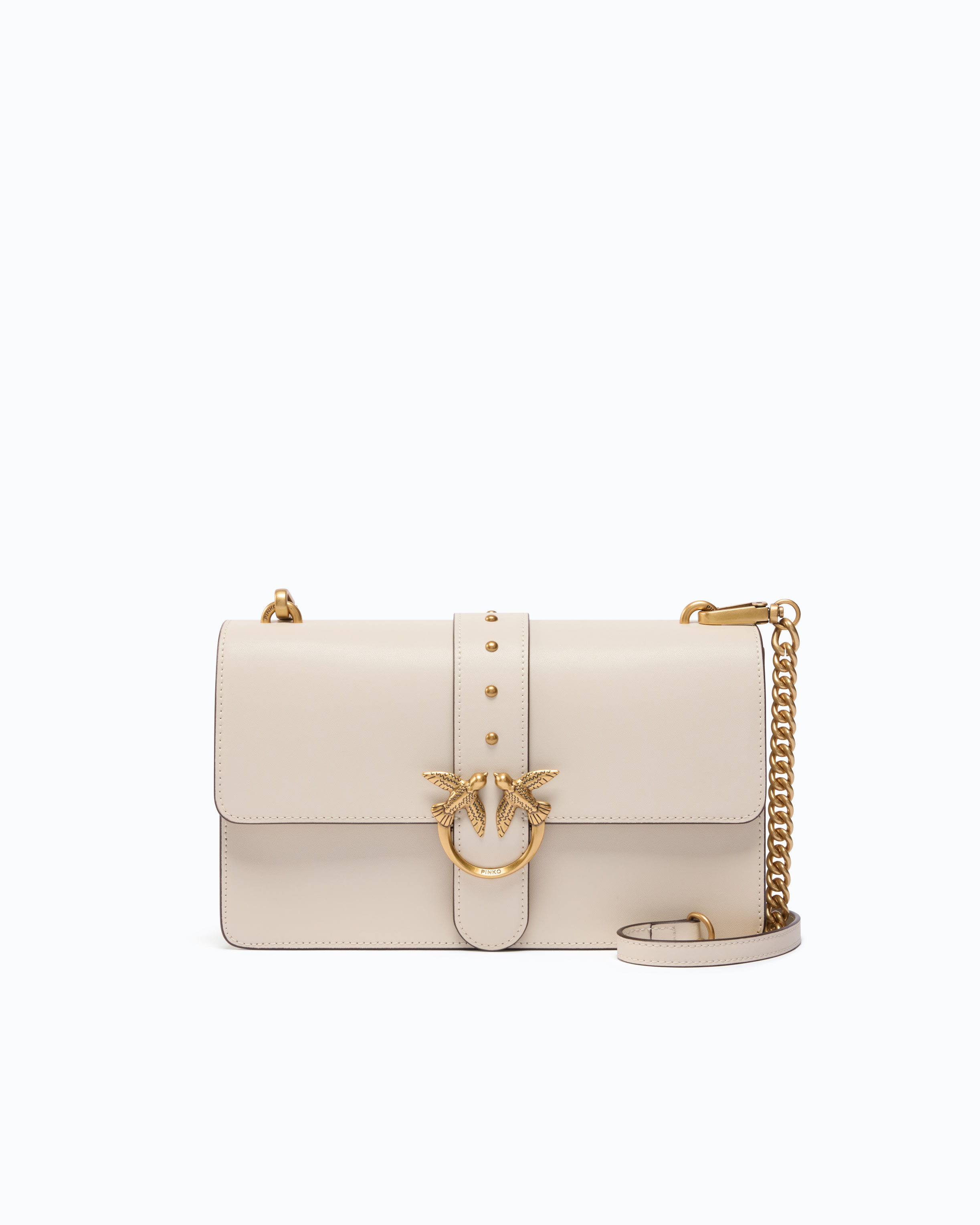 Sac à main moyen love bag one en cuir avec new buckle PINKO