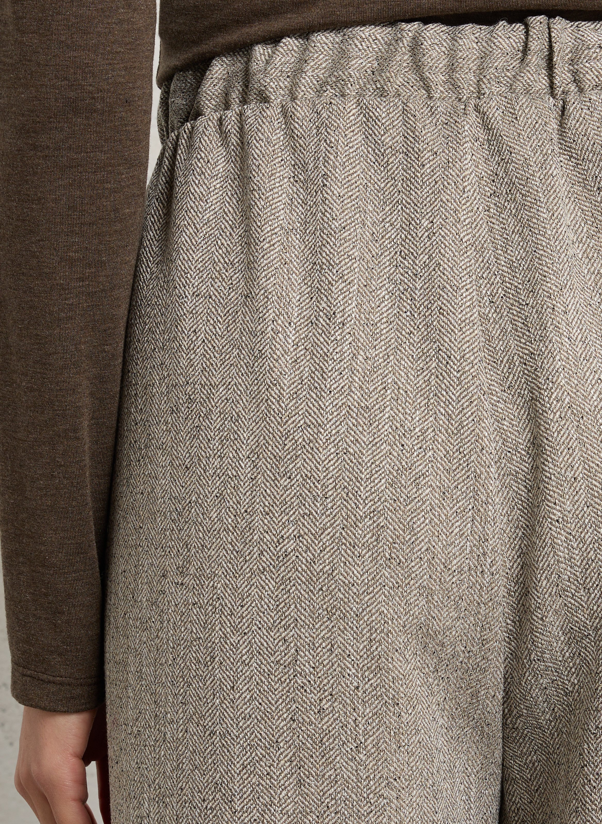 Wide-leg pants PLEASE Brown
