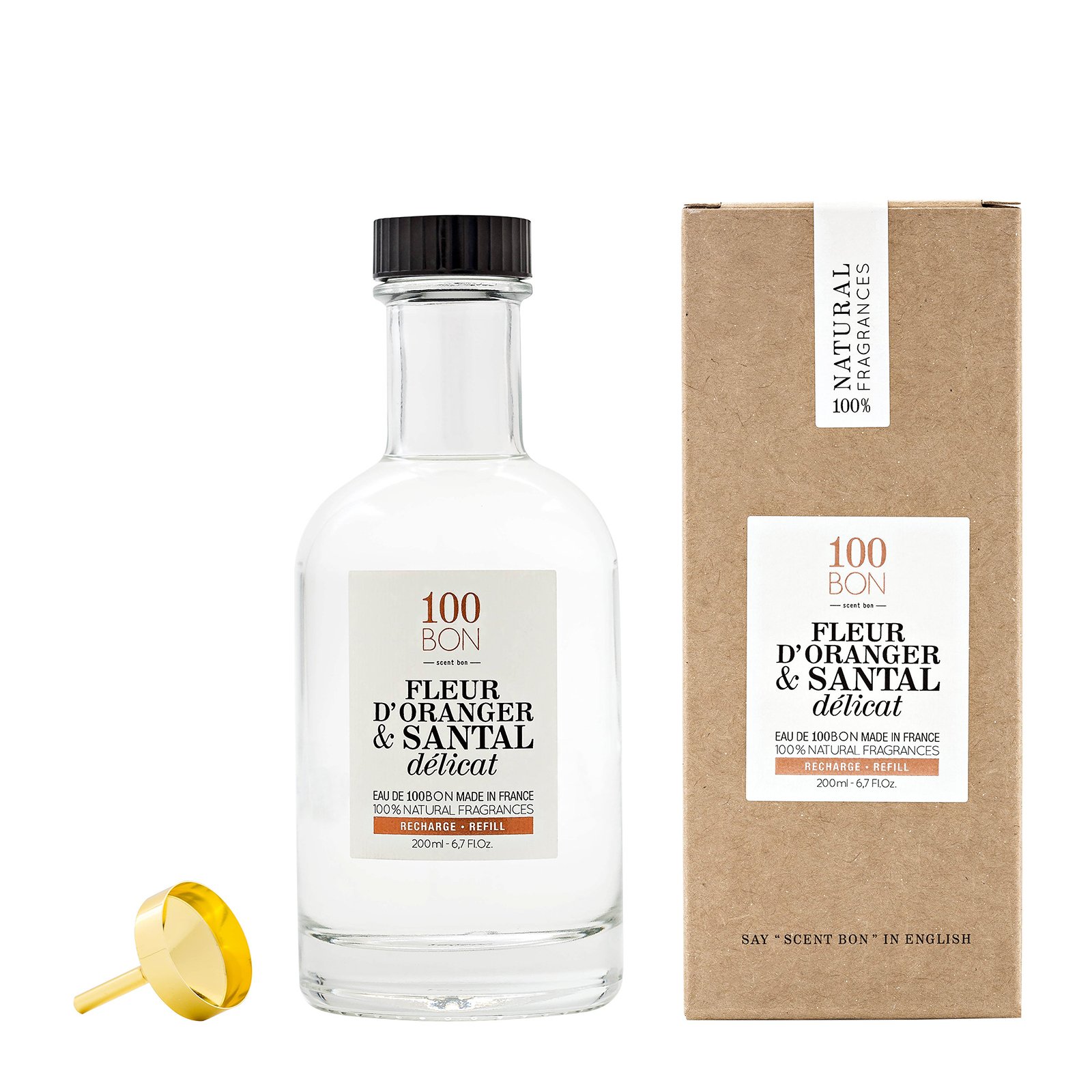 ORANGE BLOSSOM & DELICATE SANDALWOOD 200ml 100BON No color