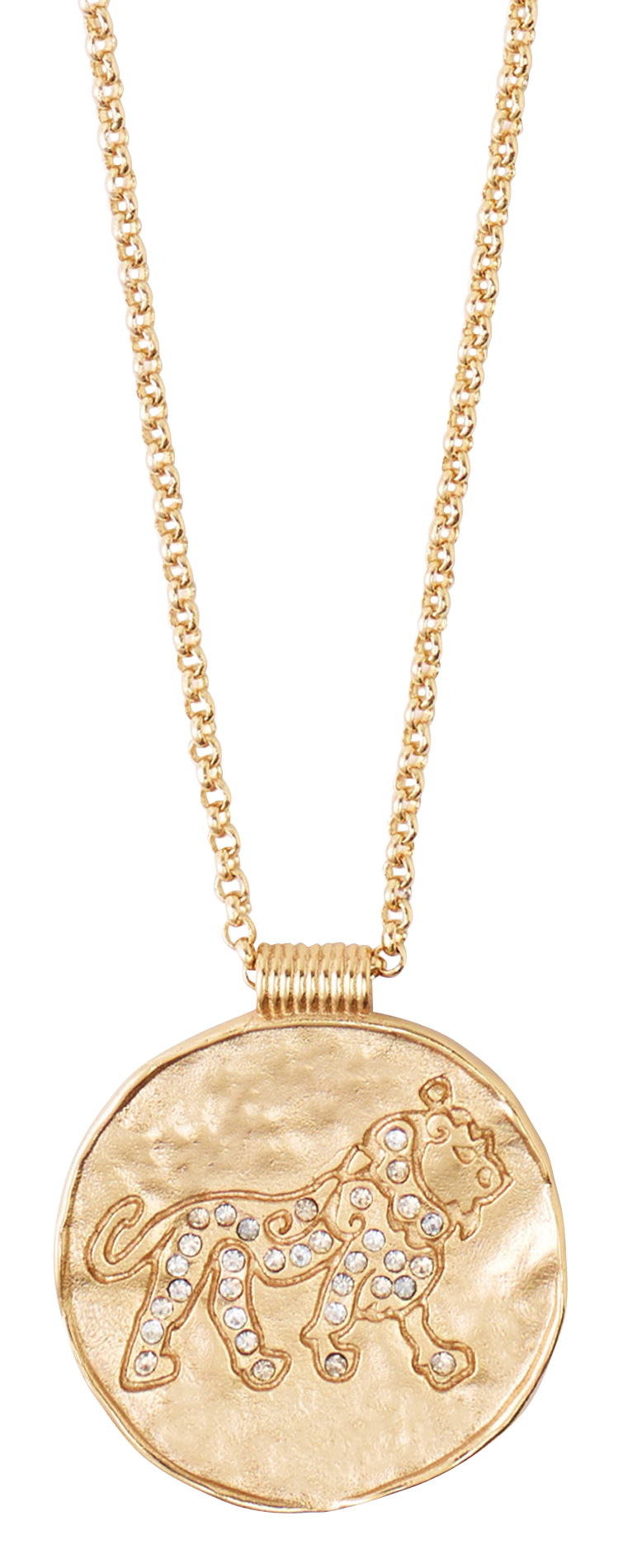 Halssnoer met medaillon met sterrenbeeld MAJE Goudkleurig